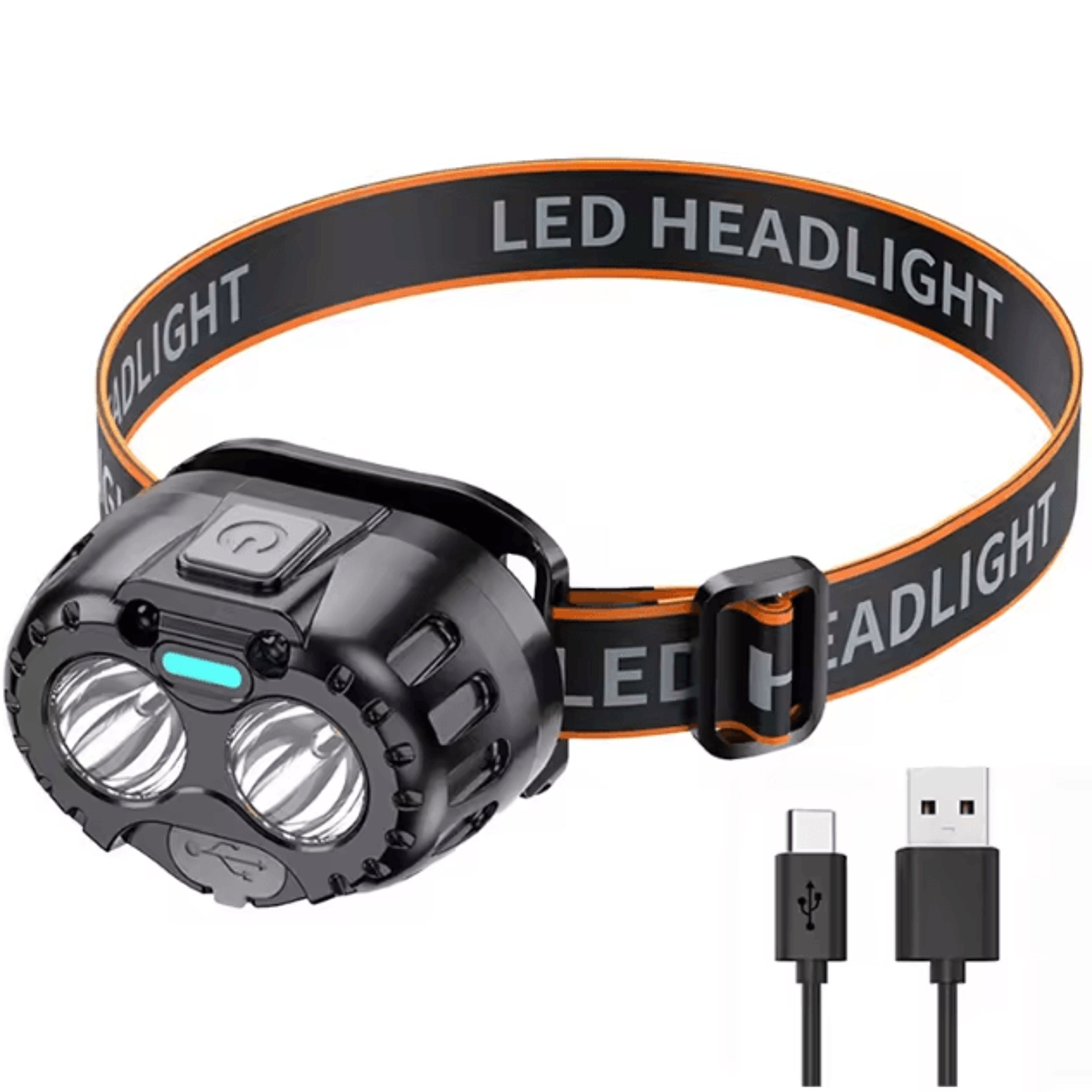 Portable Rechargeable Wind Rope Warning Light  LED Camping Ambient Safety Light 8
