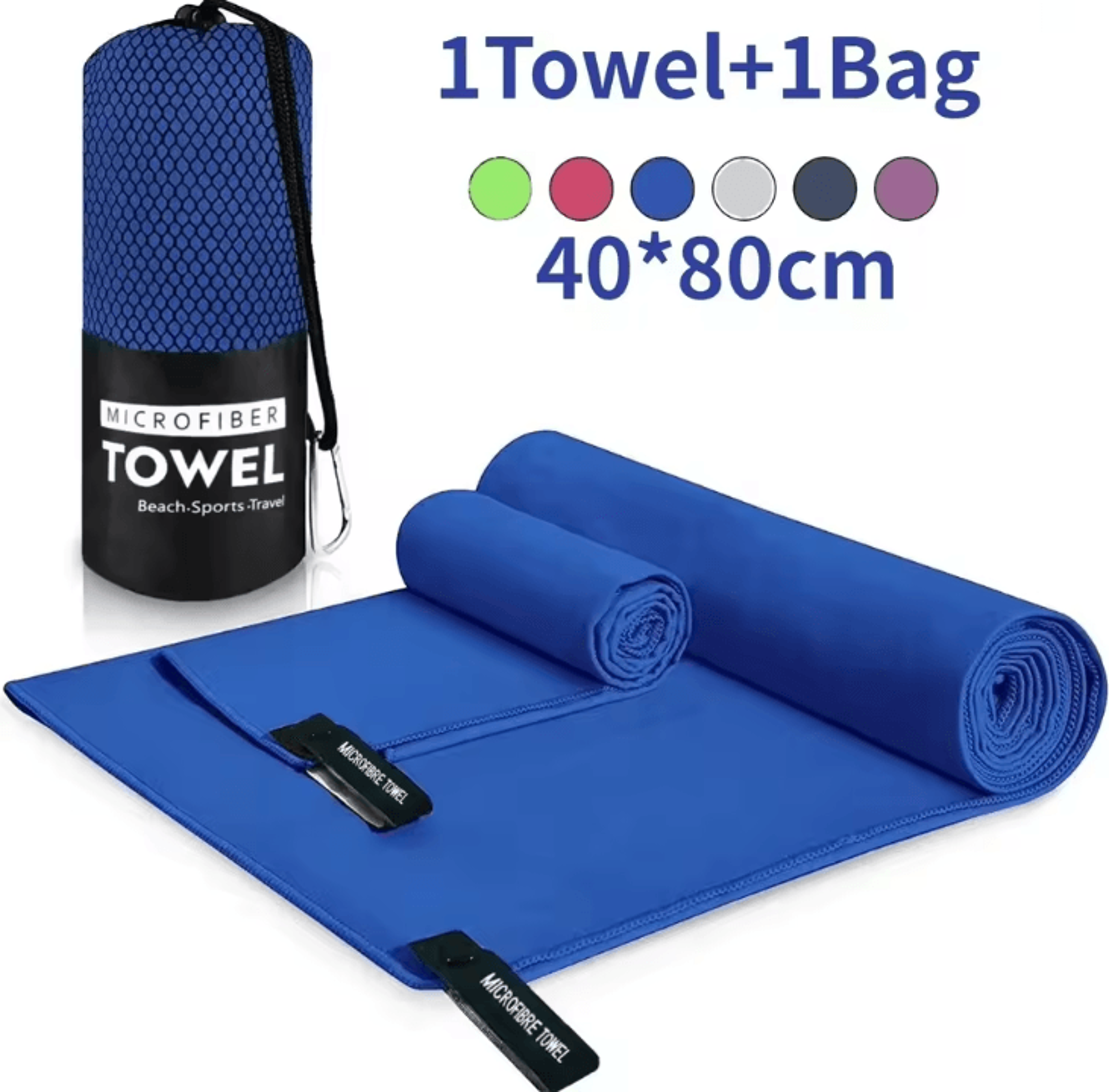 Quick Drying Sports Towel 16 X 31 Inches For Gym Swimming Camping And Travel 7