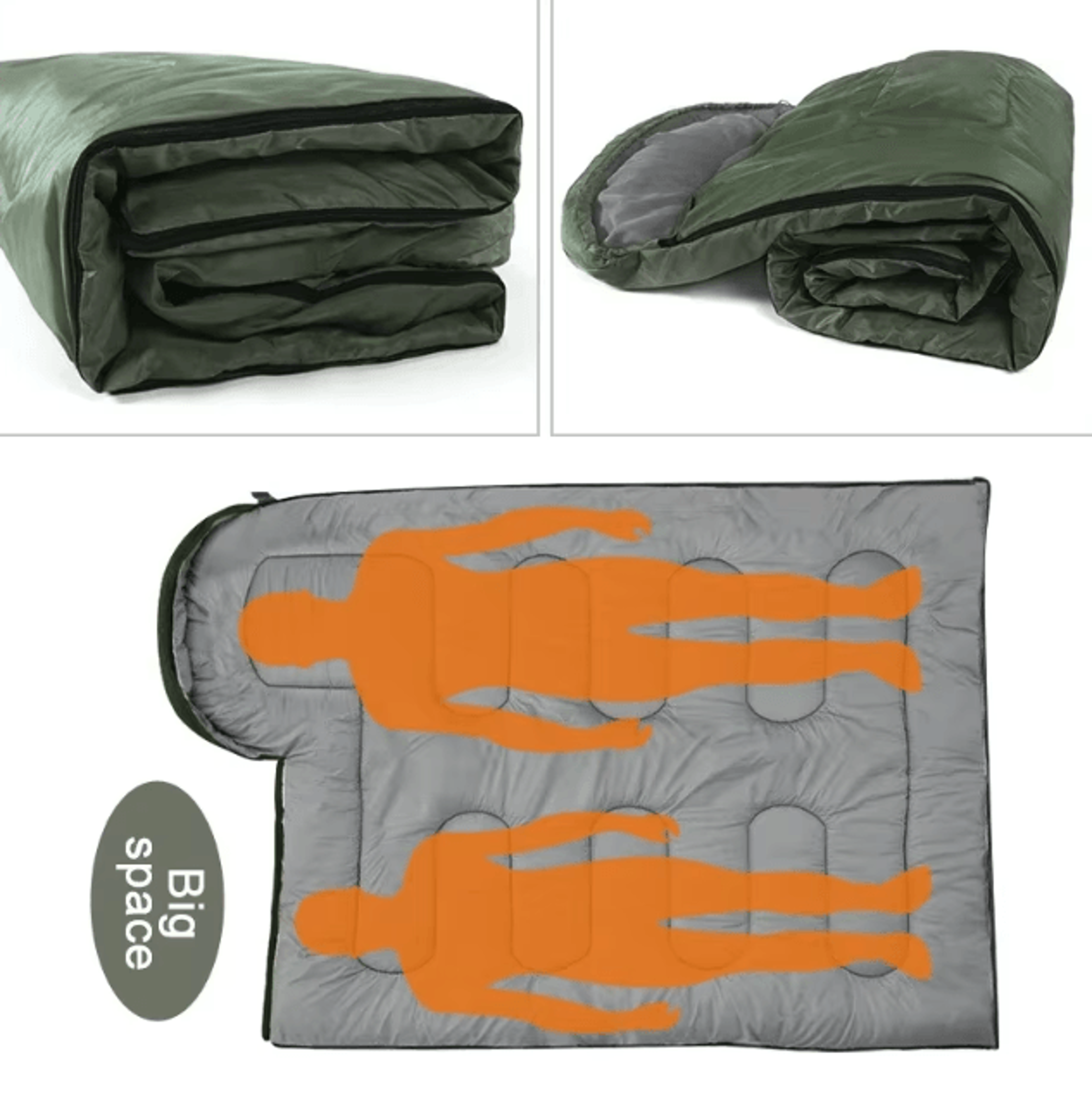 Ultralight Waterproof 4Season Sleeping Bag  Warm Envelope Backpacking Sleep Sack For Outdoor Travel 3