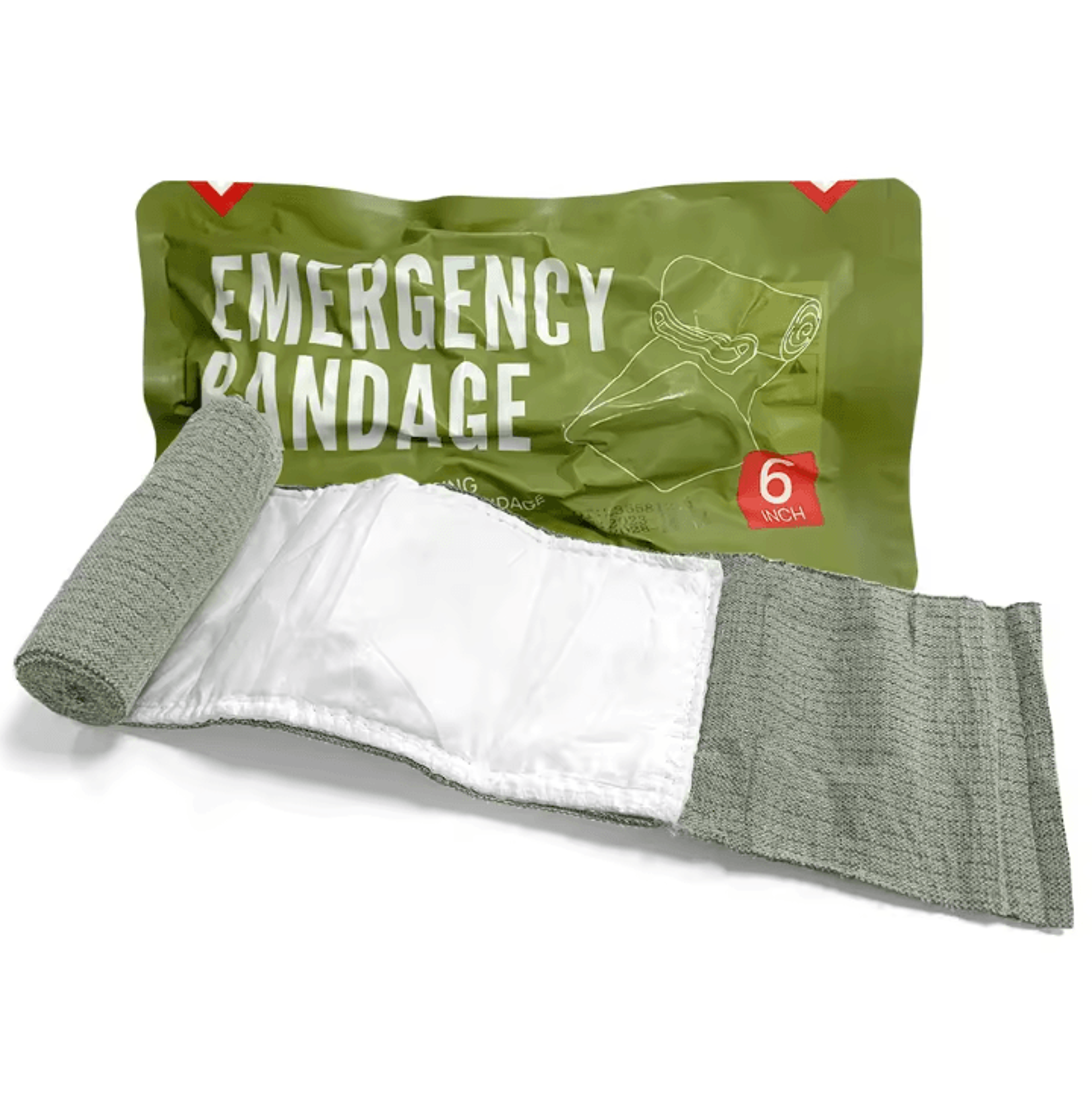 Israeli Compression Trauma Bandage  4  6 Inch Emergency Wound Dressing For Tactical First Aid  Outd 1