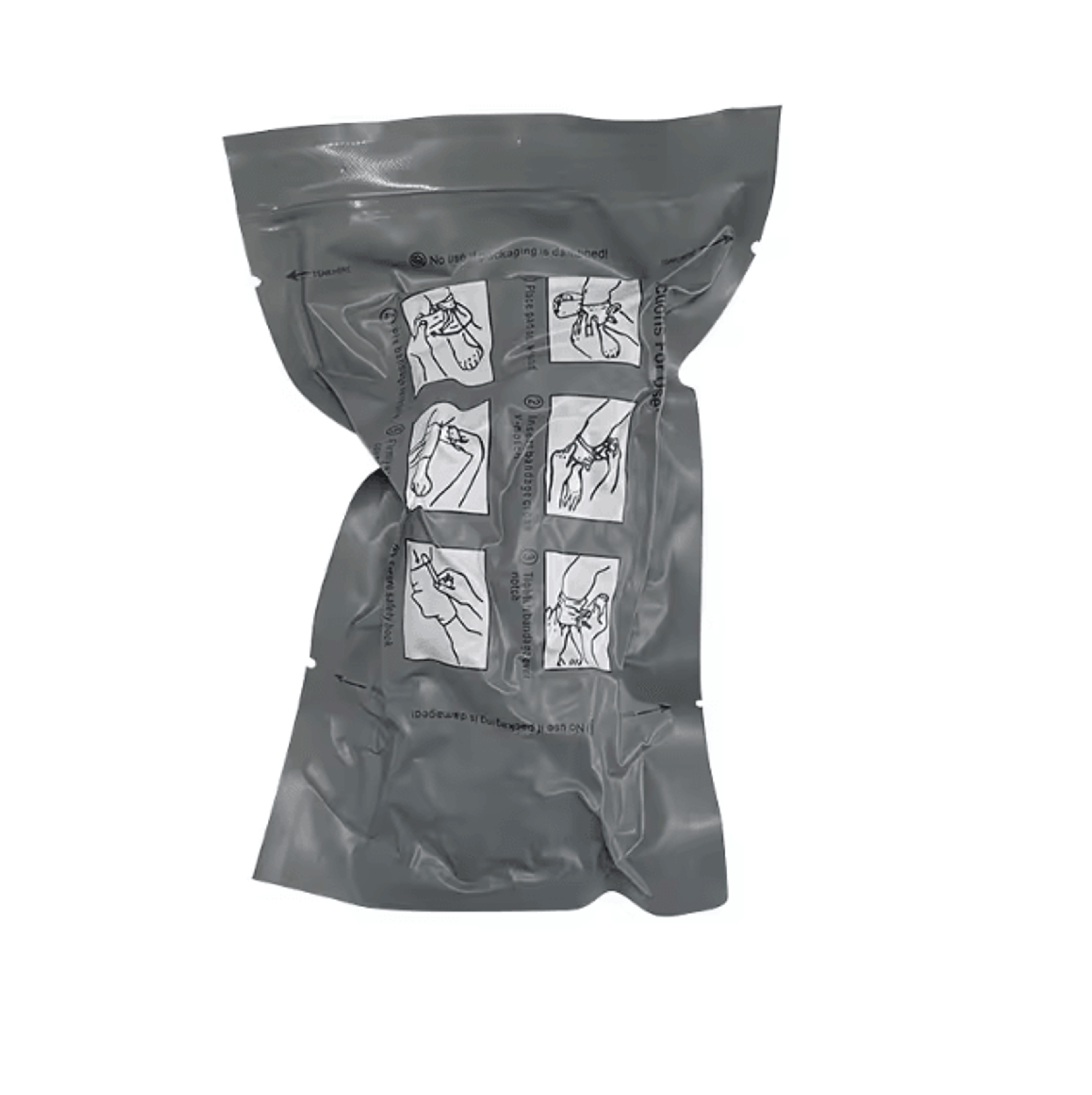 Israeli Compression Trauma Bandage  4  6 Inch Emergency Wound Dressing For Tactical First Aid  Outd 5