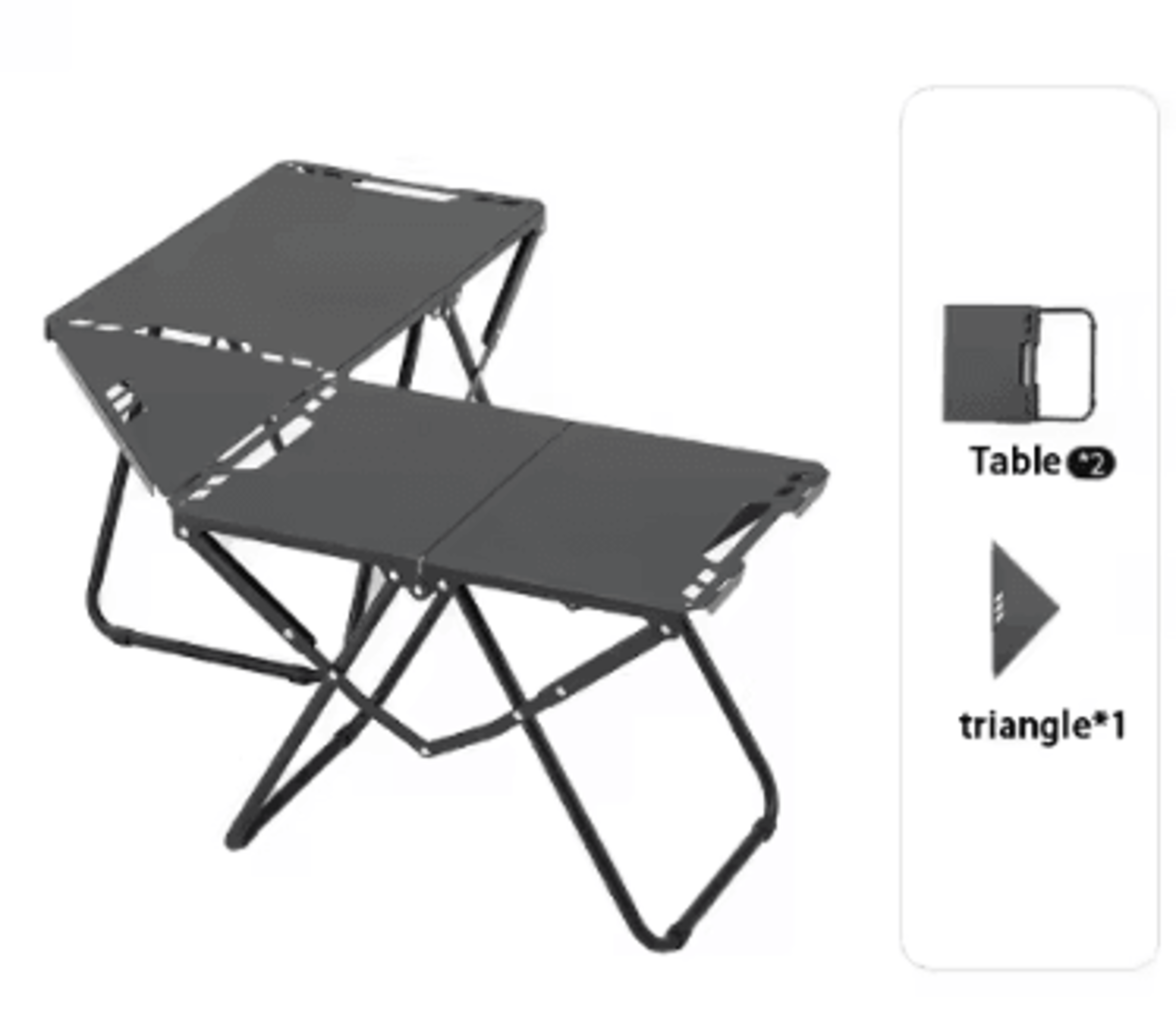 Portable Foldable Beach Picnic Table Lightweight Camping Table For Sand With Hanging Edge Storage F 7