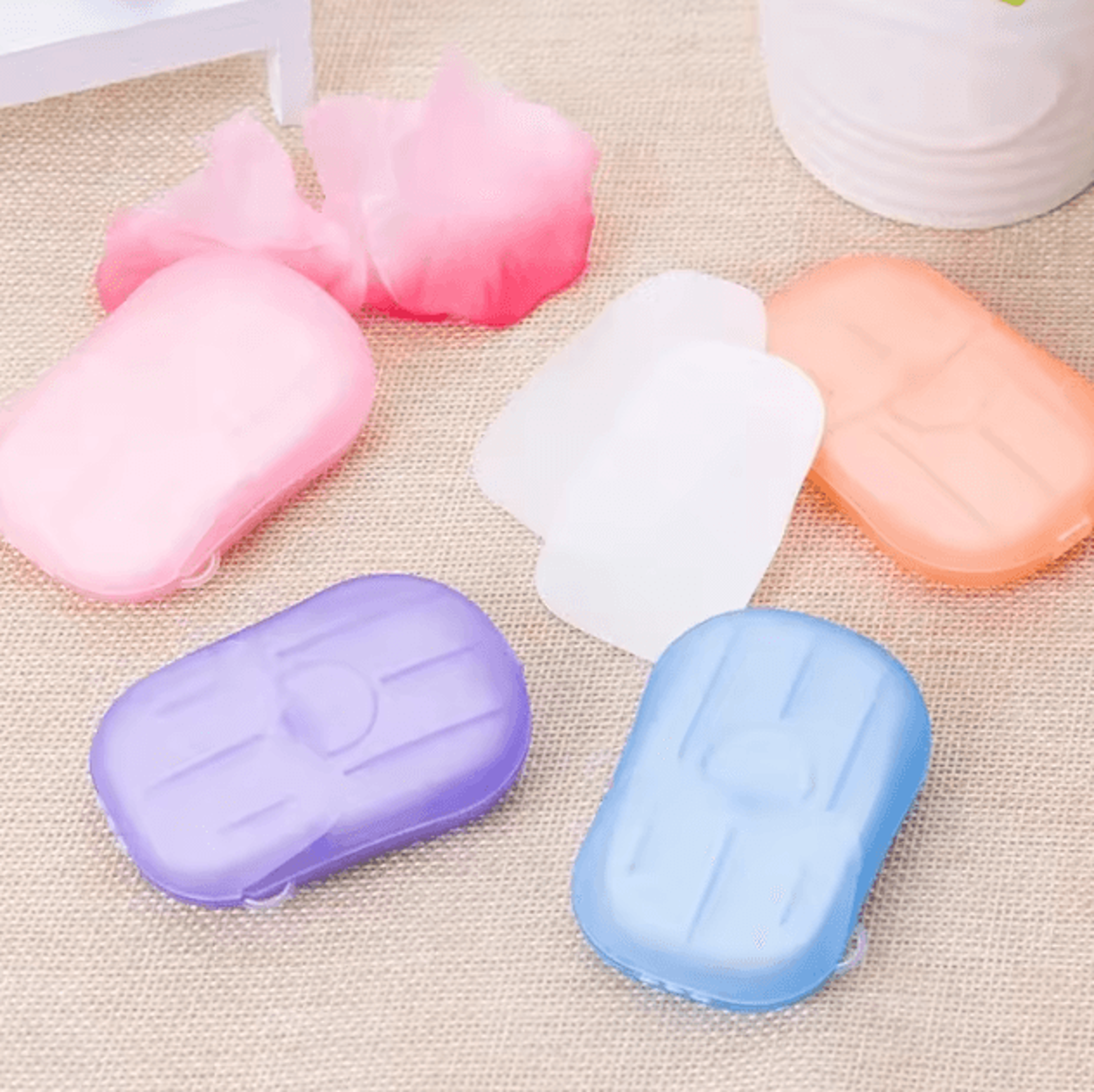 Portable Soap Paper Sheets Disposable Travel Soap Sheets Mini Hand Washing Soap For Camping Hiking  1