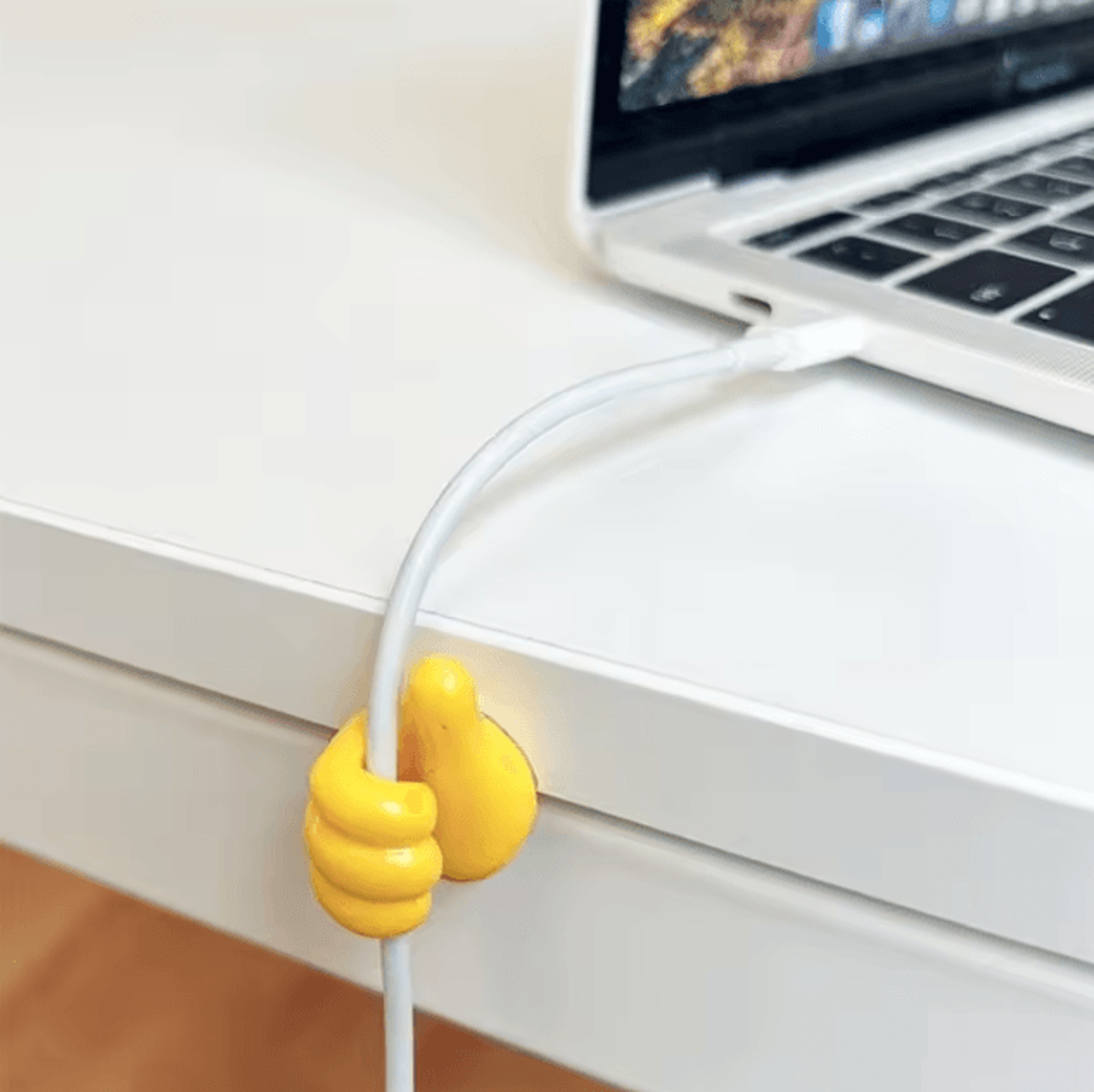 2 Pack Self Adhesive Cable Hook Organizer Mini Glasses And Charging Cable Holder For Car Desk Wall 1