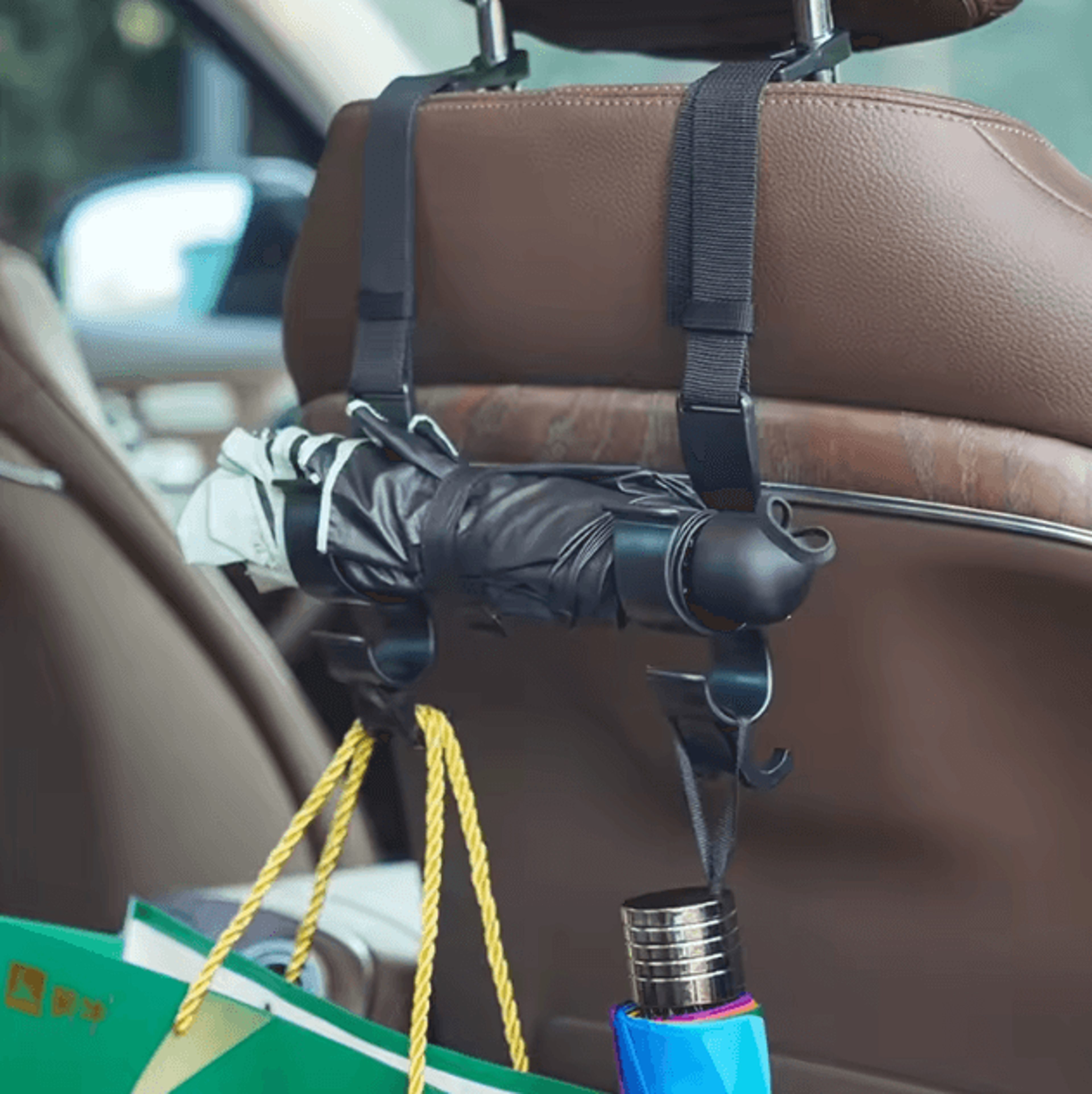 2 Pack Car Trunk Umbrella Holder Hook Adjustable Vehicle Umbrella Storage Clip Organizer For Car In 2