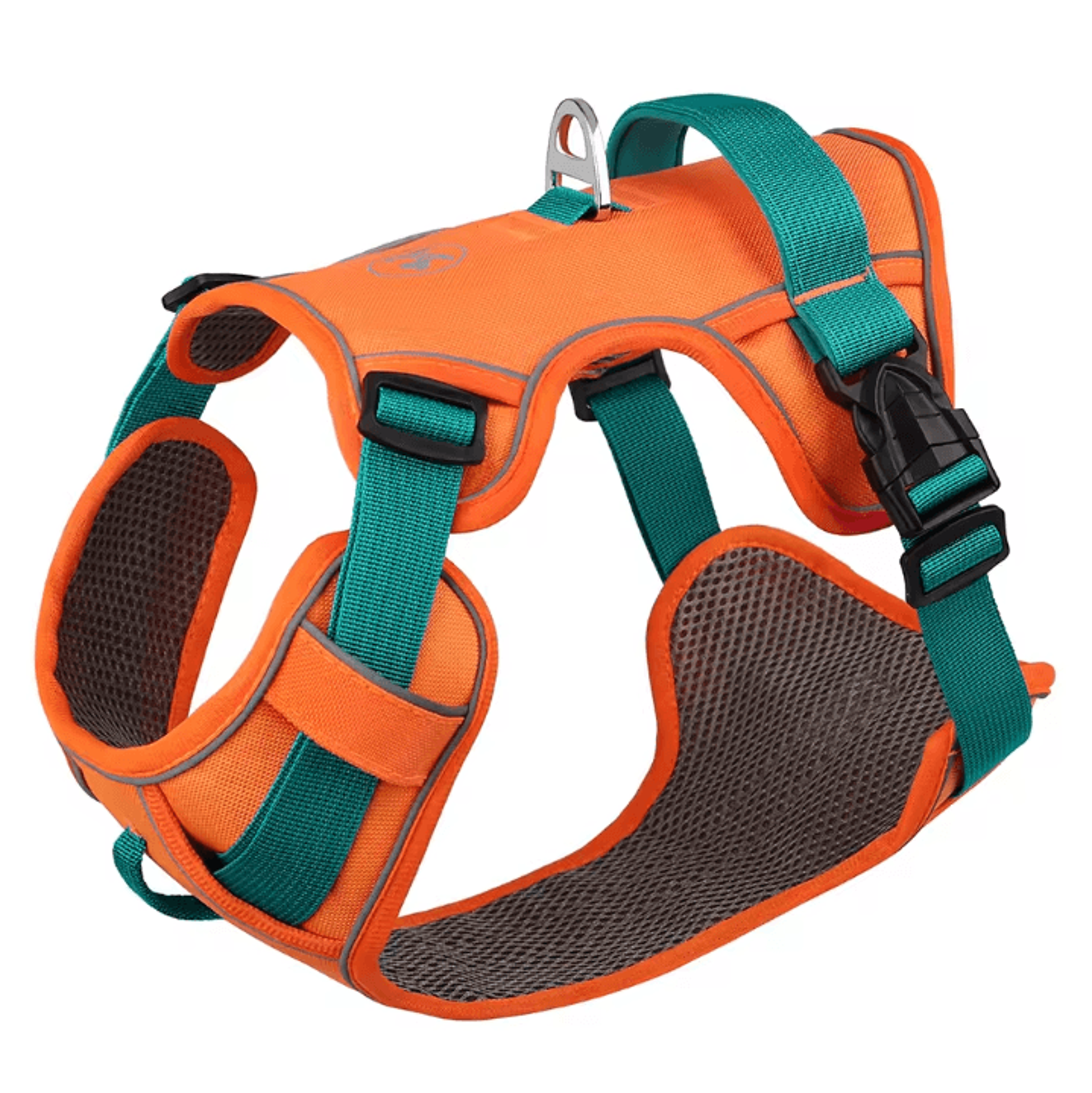 Breathable Reflective Dog Harness Vest  Adjustable Nylon Pet Training Harness For Small Medium  Lar 6