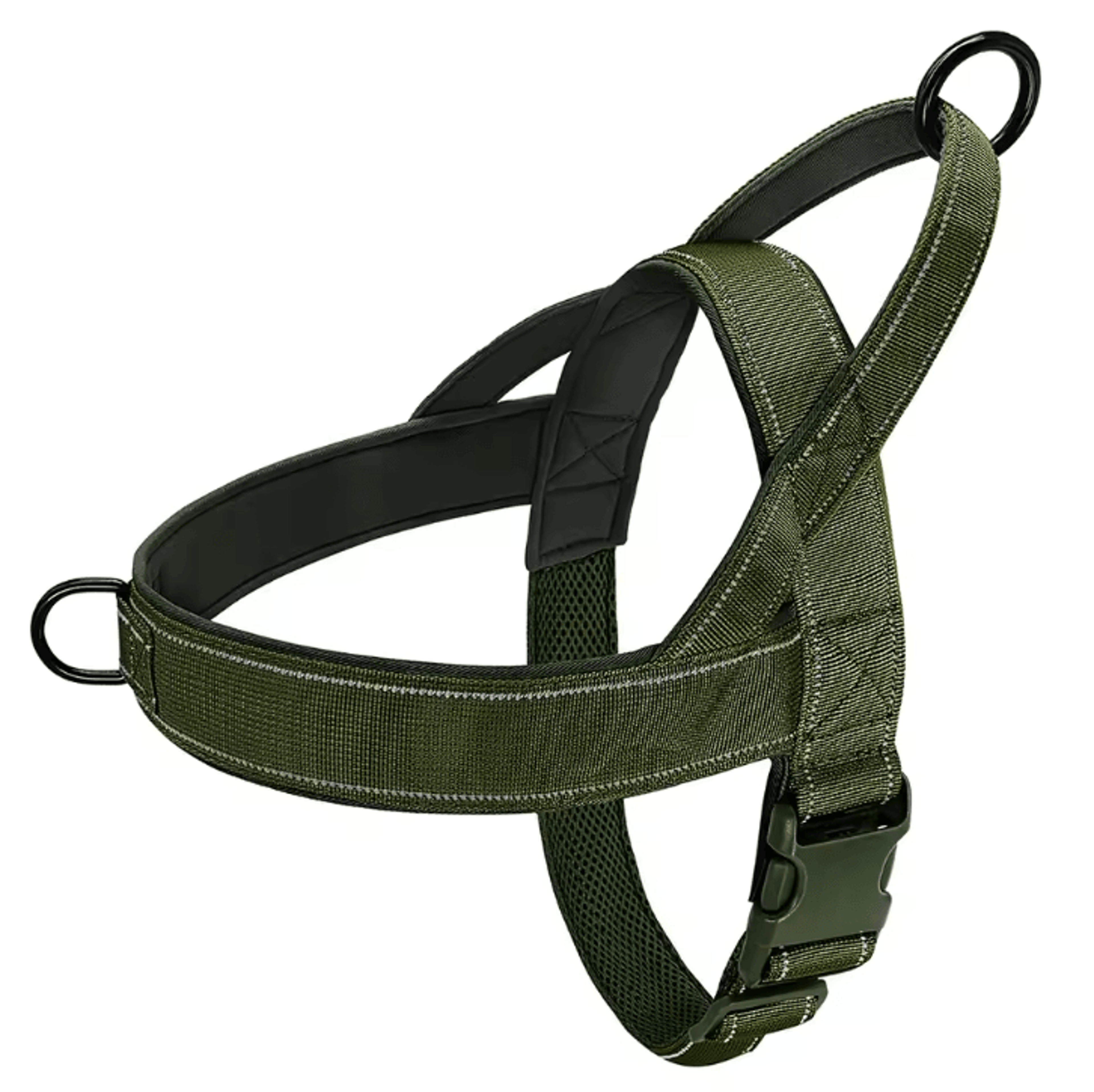Reflective No Pull Nylon Dog Harness Adjustable Pet Training Vest For Medium Large Dogs 6