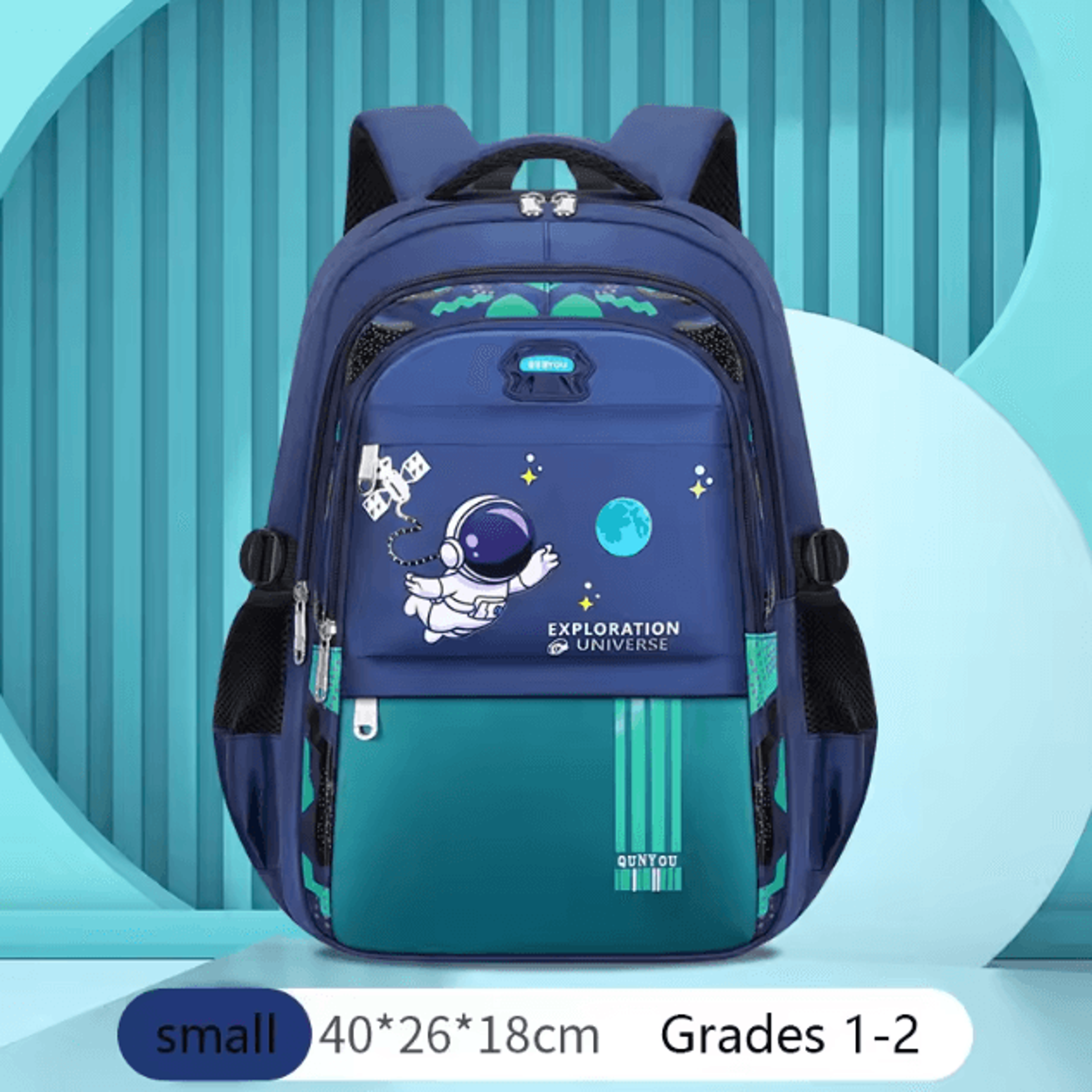 Astronaut Waterproof Kids School Backpack For Boys  Primary Students 7