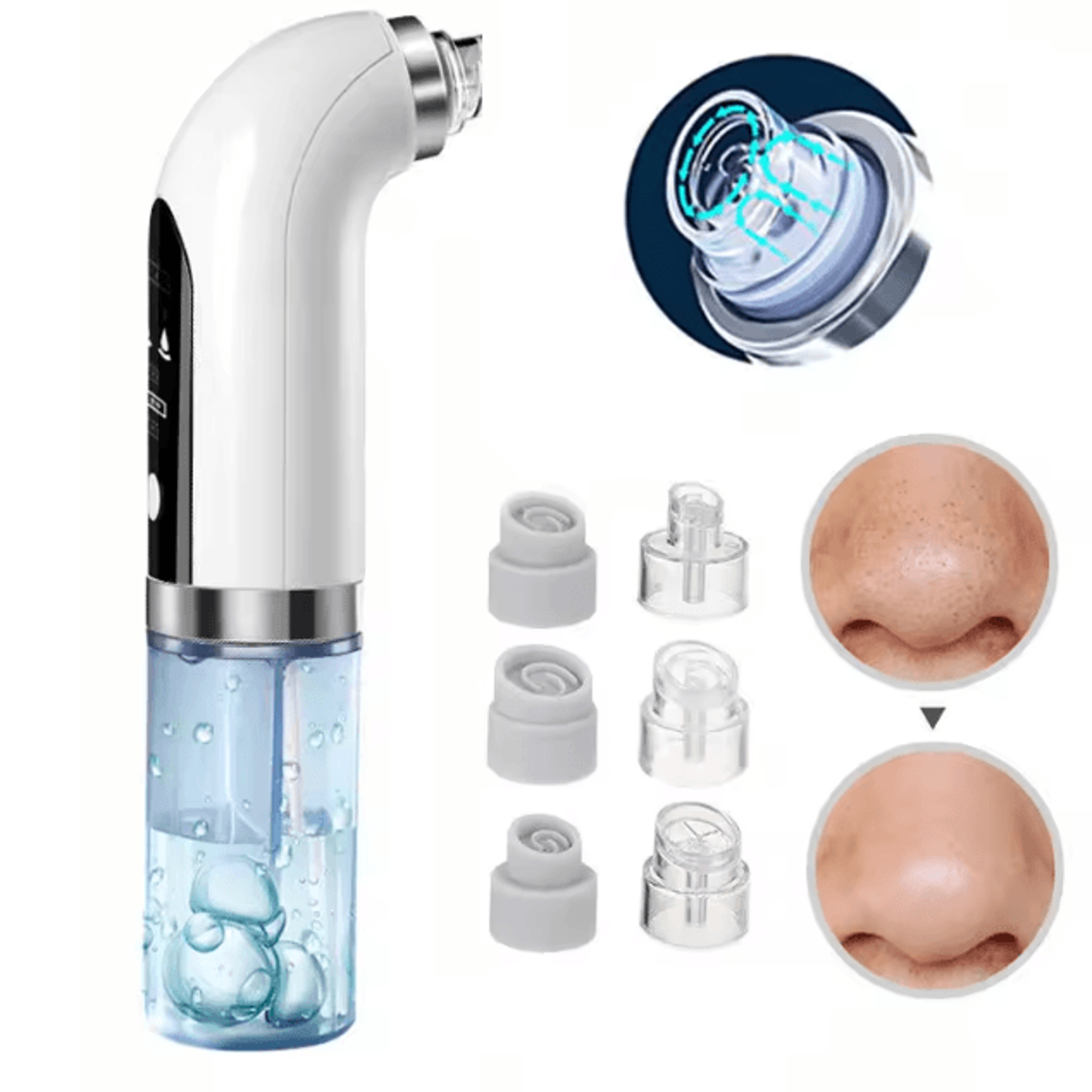 Electric Micro Bubble Pore Vacuum Blackhead Remover With USB Charging 5