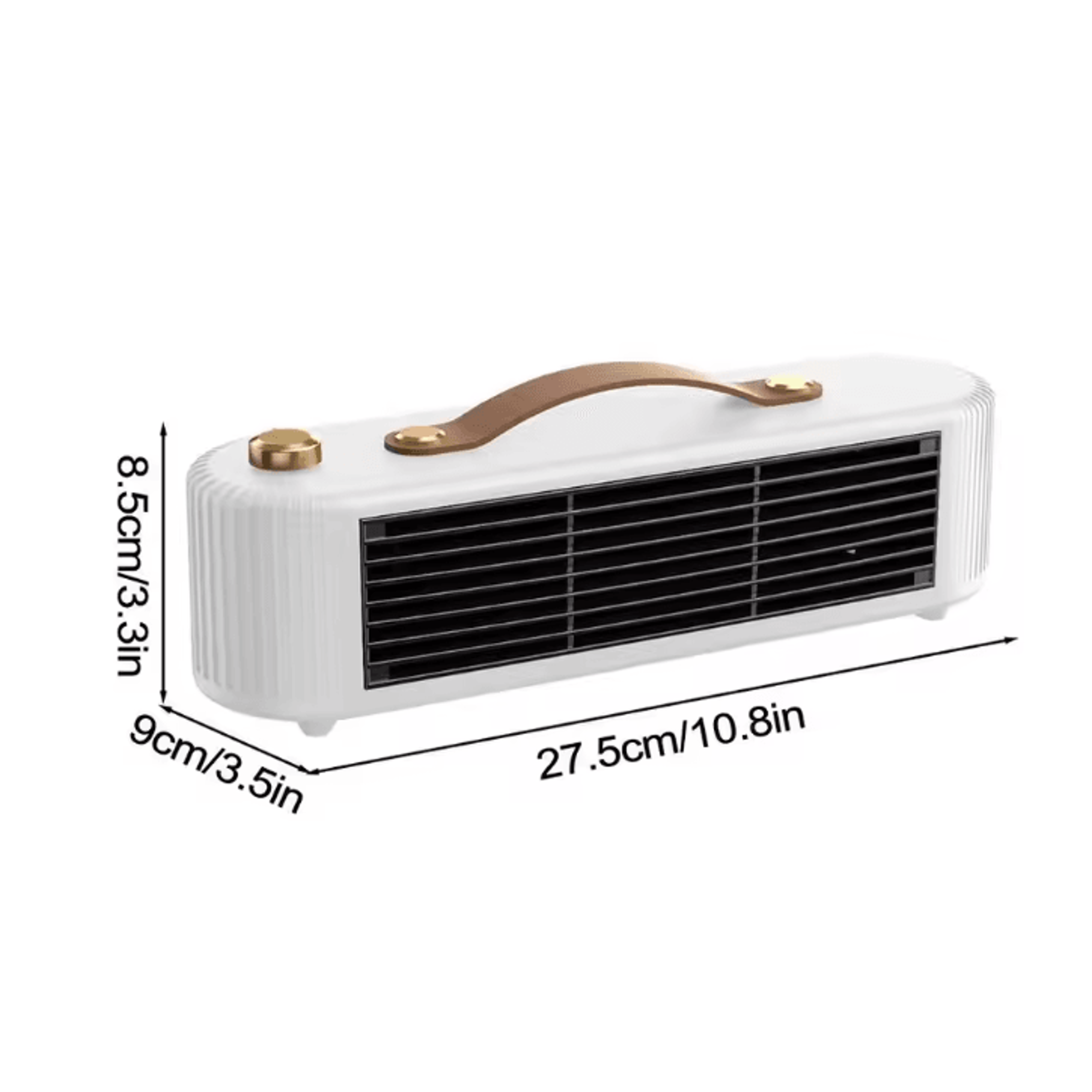 Compact PTC Ceramic Tabletop Space Heater  Portable Fast Heating Electric Heater For Desk  Home 6