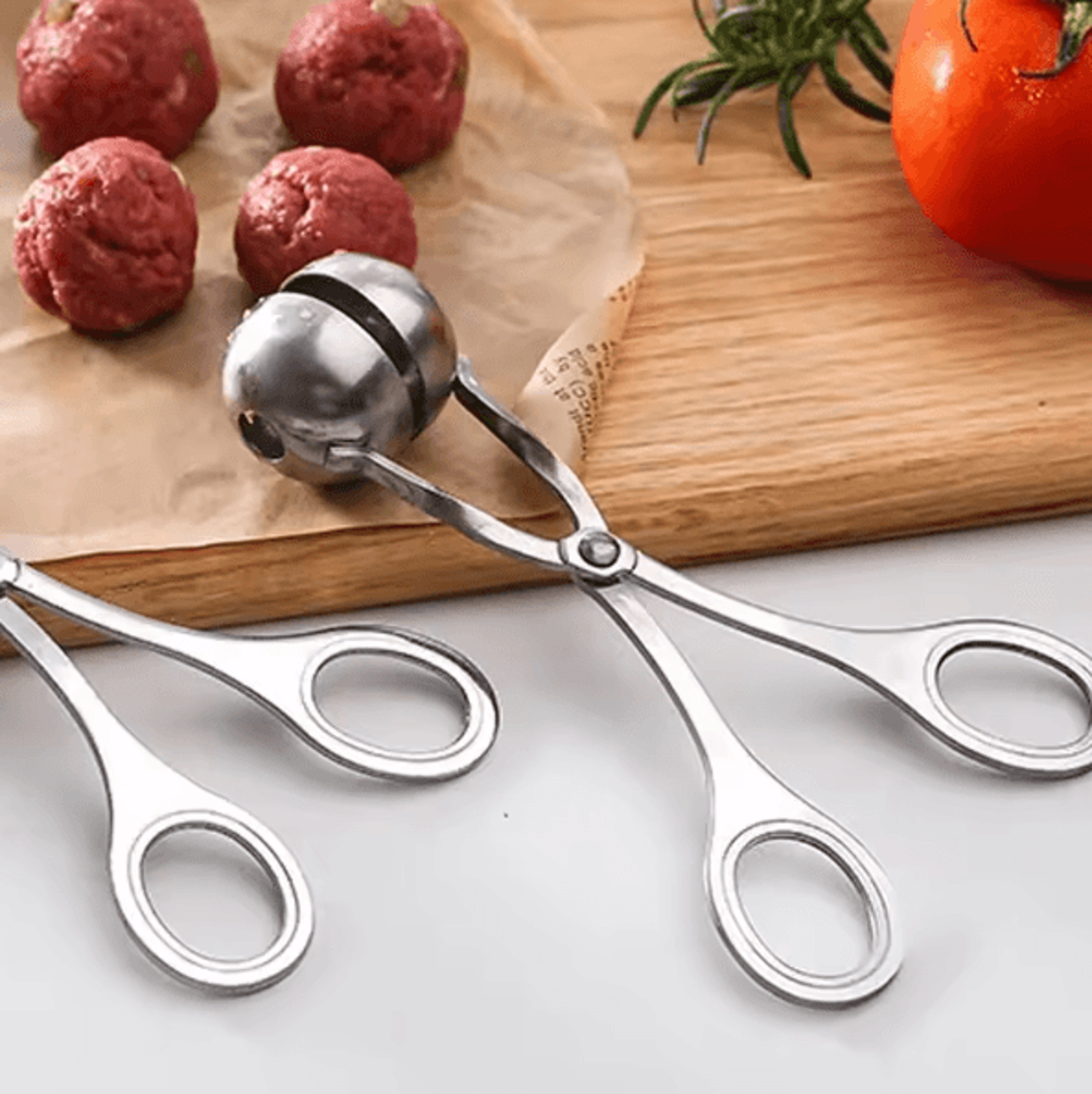 KitchenPro Stainless Steel Meatball Maker  Multifunction Meatball Clamp Tool For Rice Meat  Dumplin 1