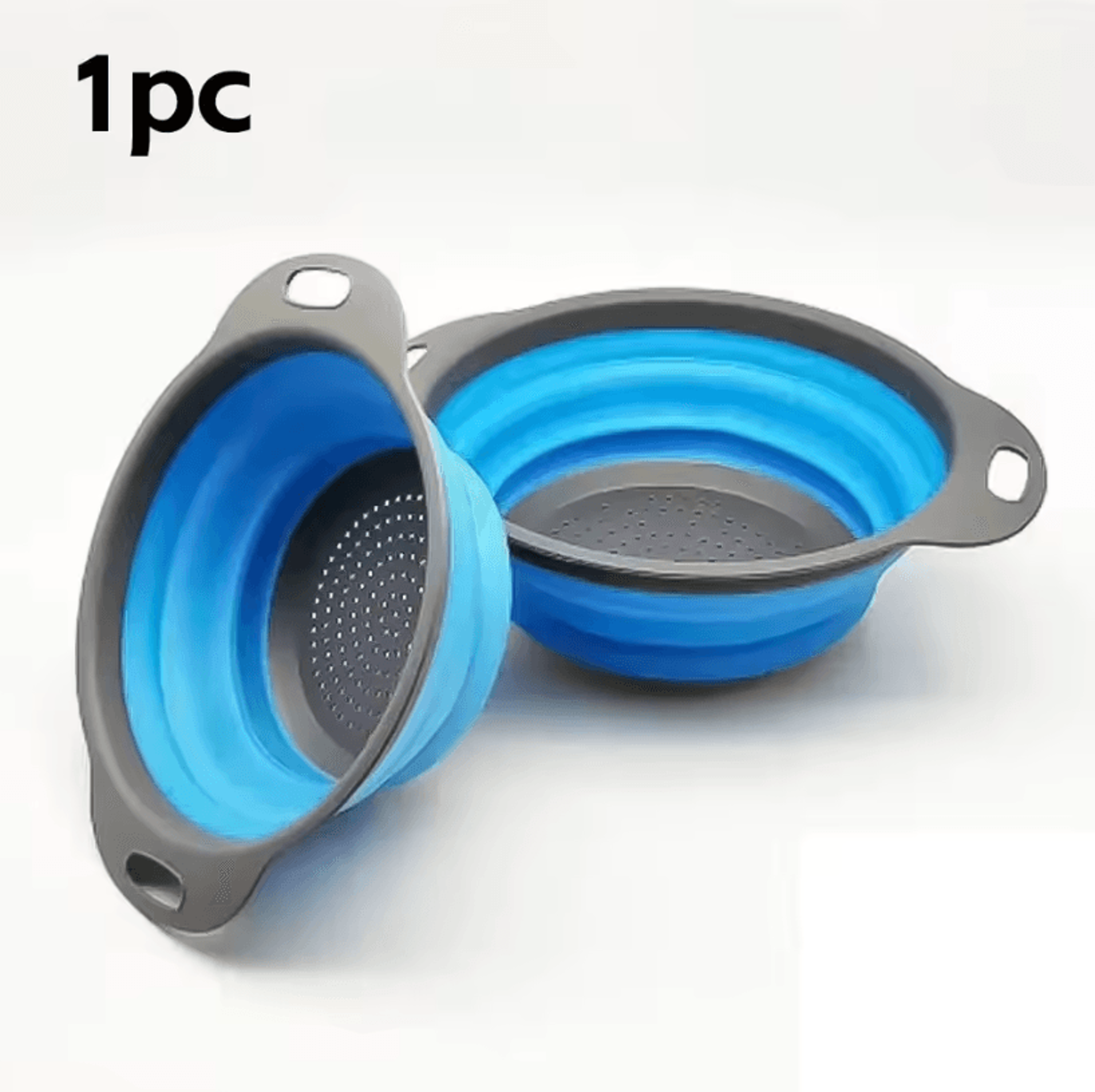 FlexDrain Collapsible Drain Basket Foldable Vegetable Washing Basket Space Saving Kitchen Colander 8