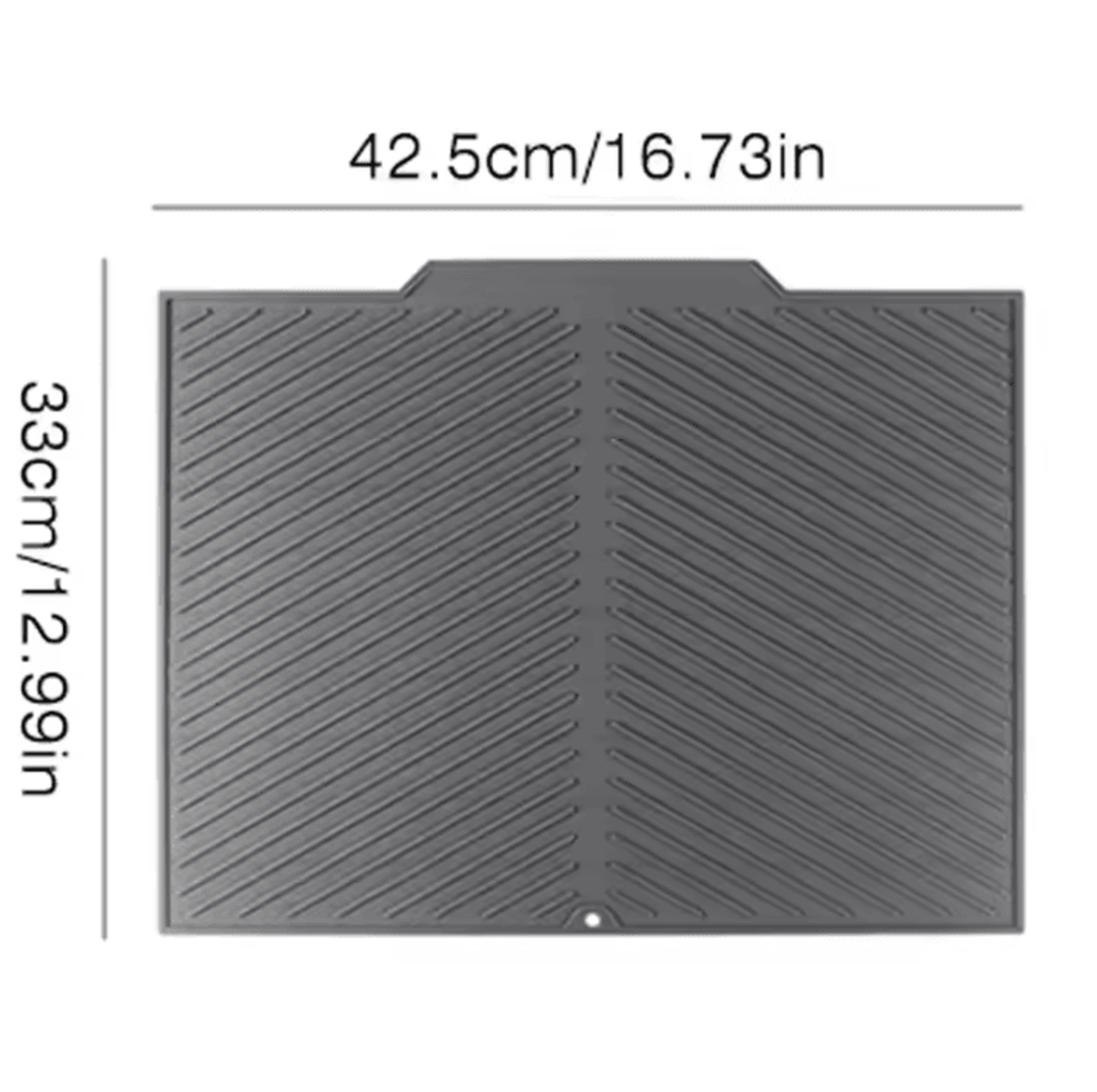 MultiPurpose Silicone Drain Mat  NonSlip Bar  Sink Drying Mat For Kitchen And Bathroom Use 6