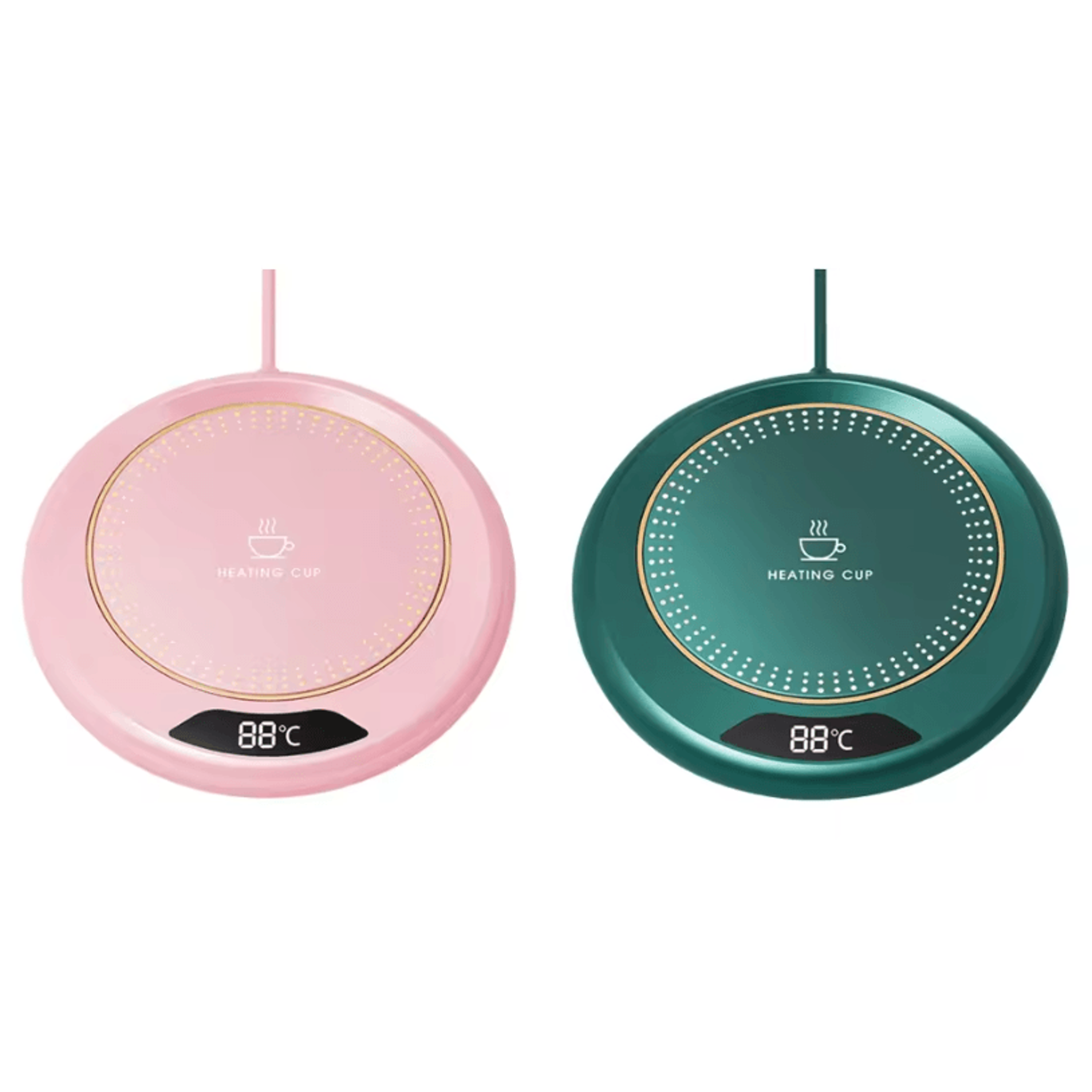 USB Coffee Mug Warmer Coaster  3Level Temperature Control 55C Electric Cup Heating Pad 12