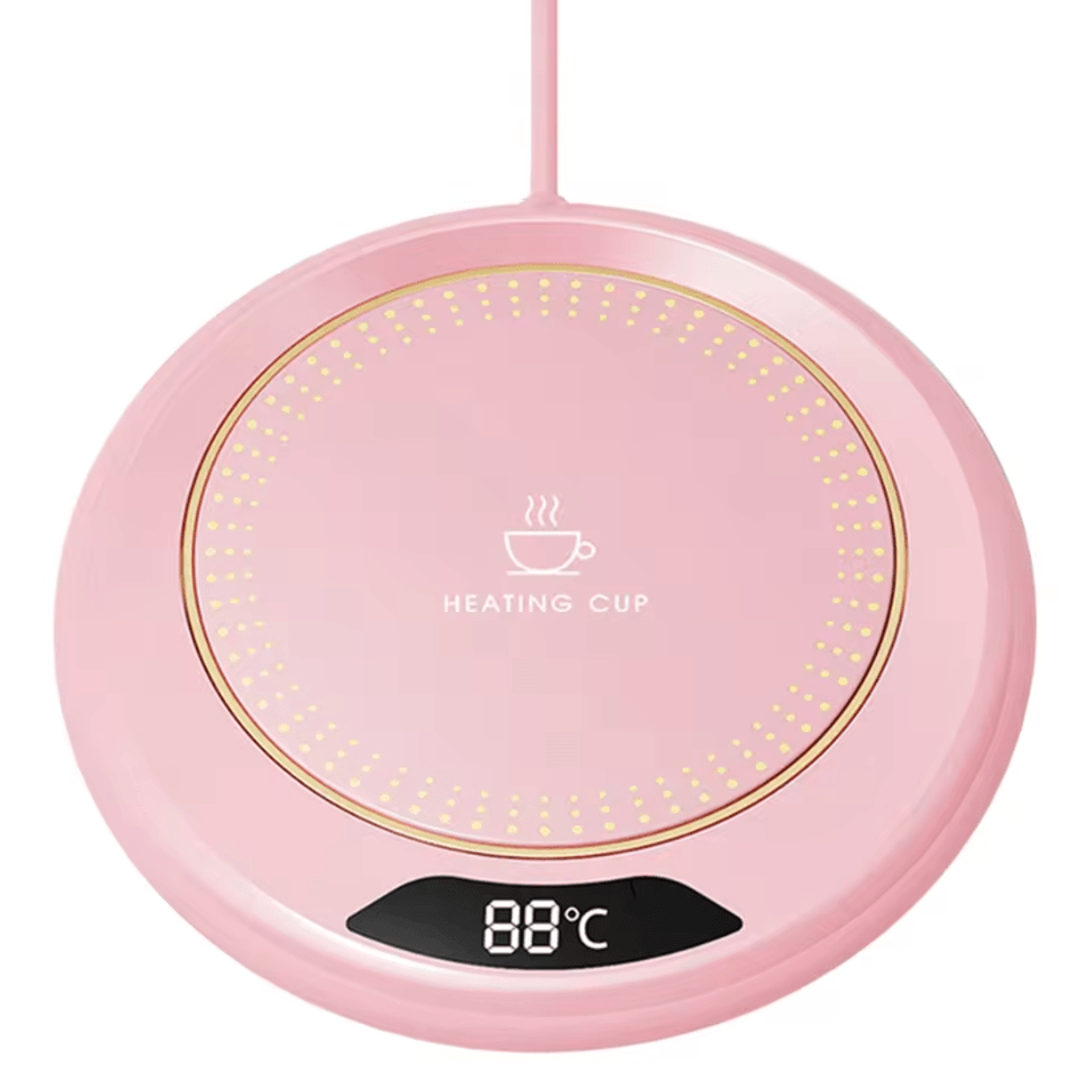 USB Coffee Mug Warmer Coaster  3Level Temperature Control 55C Electric Cup Heating Pad 6