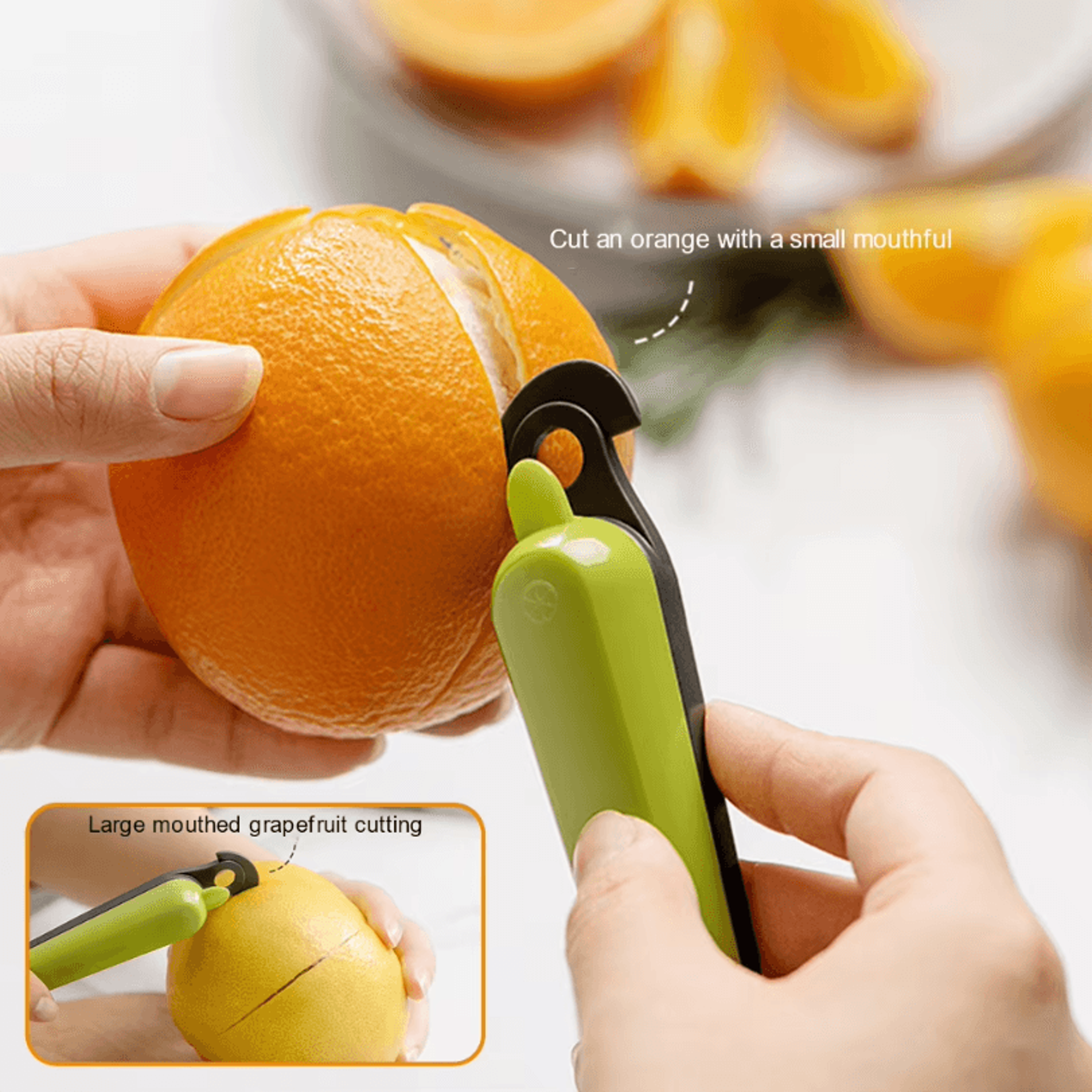 Multifunction Citrus Peeler Tool  Easy Orange  Lemon Cutter For Quick MessFree Peeling 2
