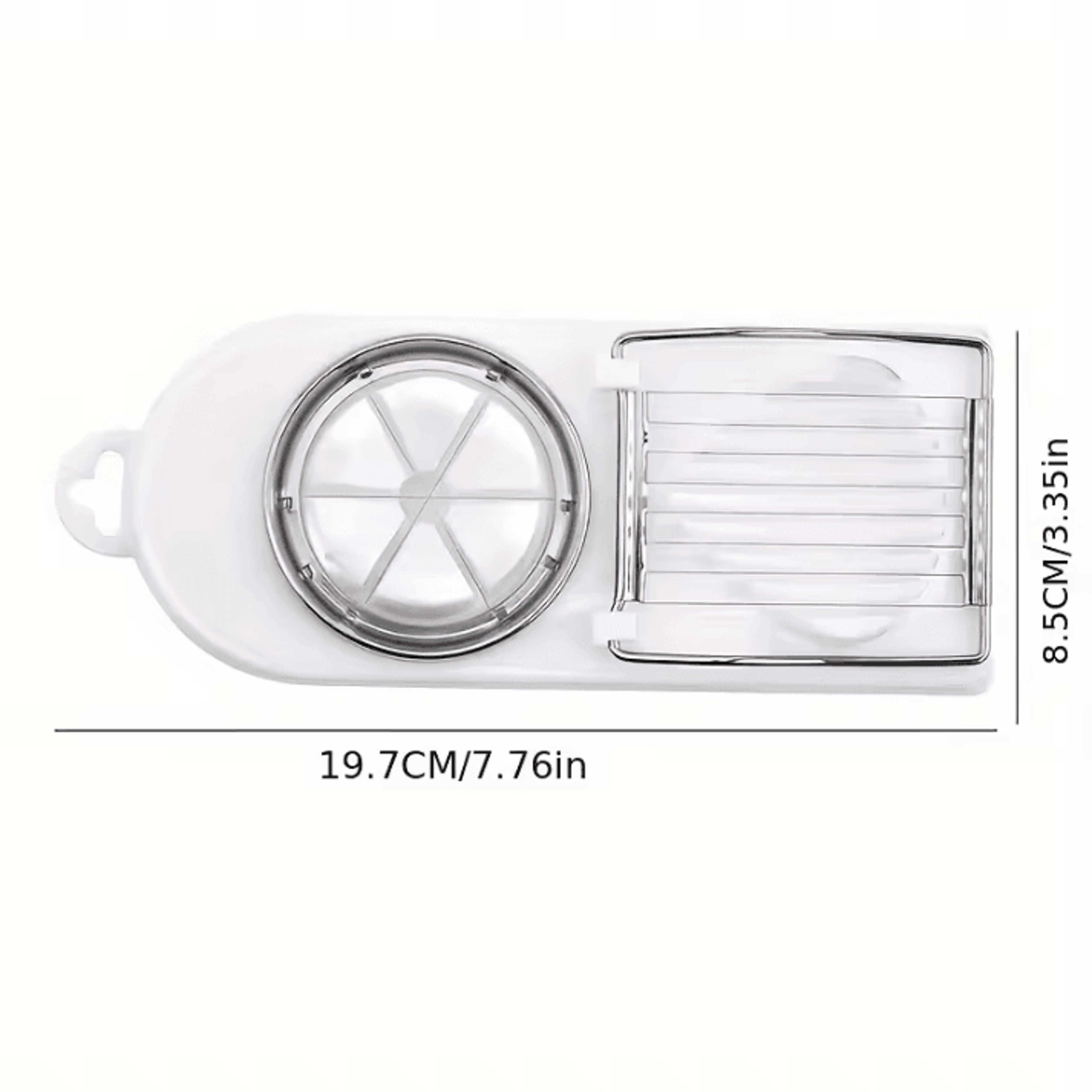 Multifunction Stainless Steel Egg Slicer  2in1 Egg  Fruit Cutter For Perfect Slices Every Time 5