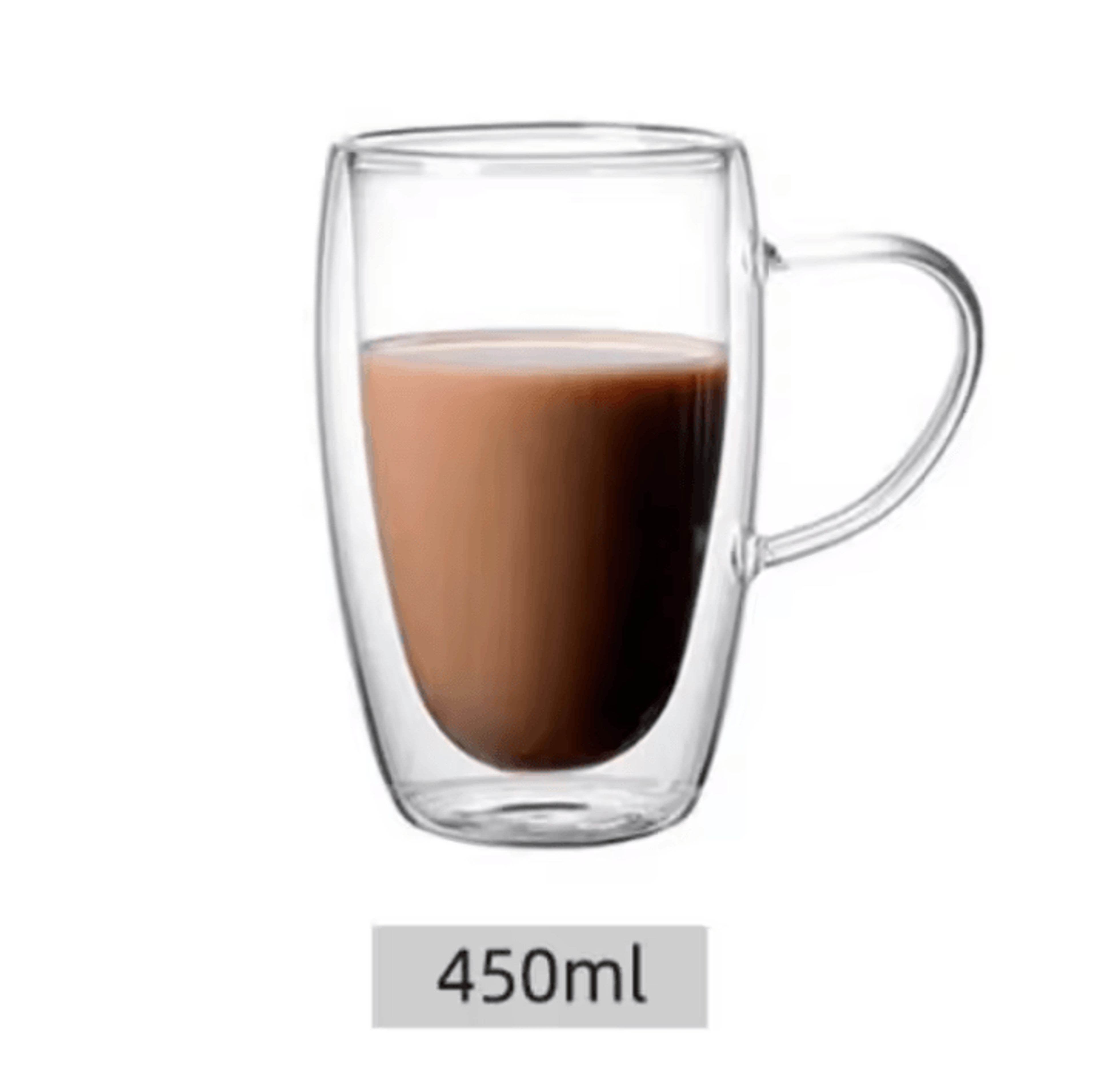 Double Wall Glass Cup Set  Insulated Espresso  Coffee Mugs HeatResistant Clear Drinkware 13