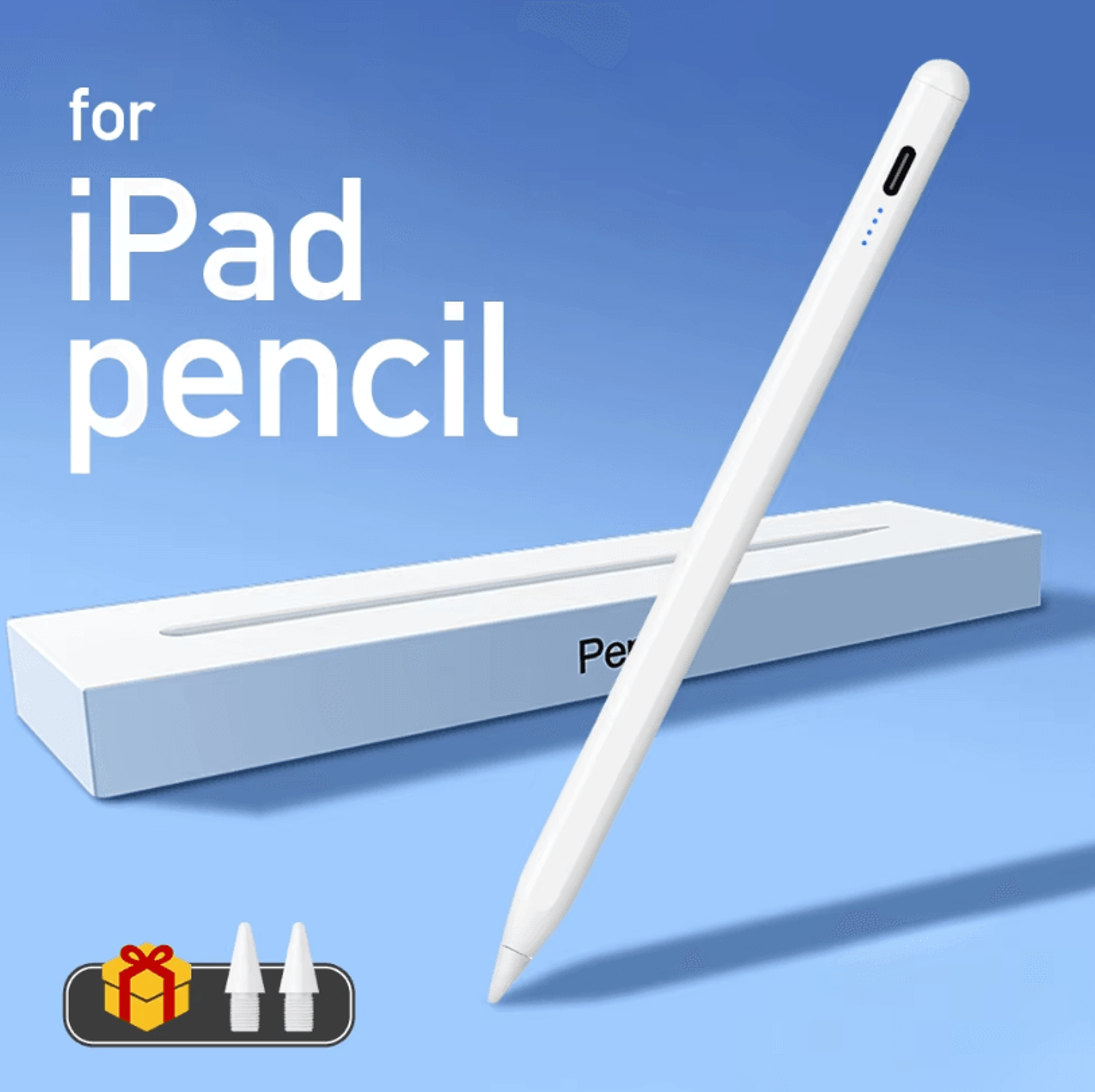 IPad Stylus Pen With Palm Rejection  Fast Charging Touch Pencil With LED Power Indicator 0
