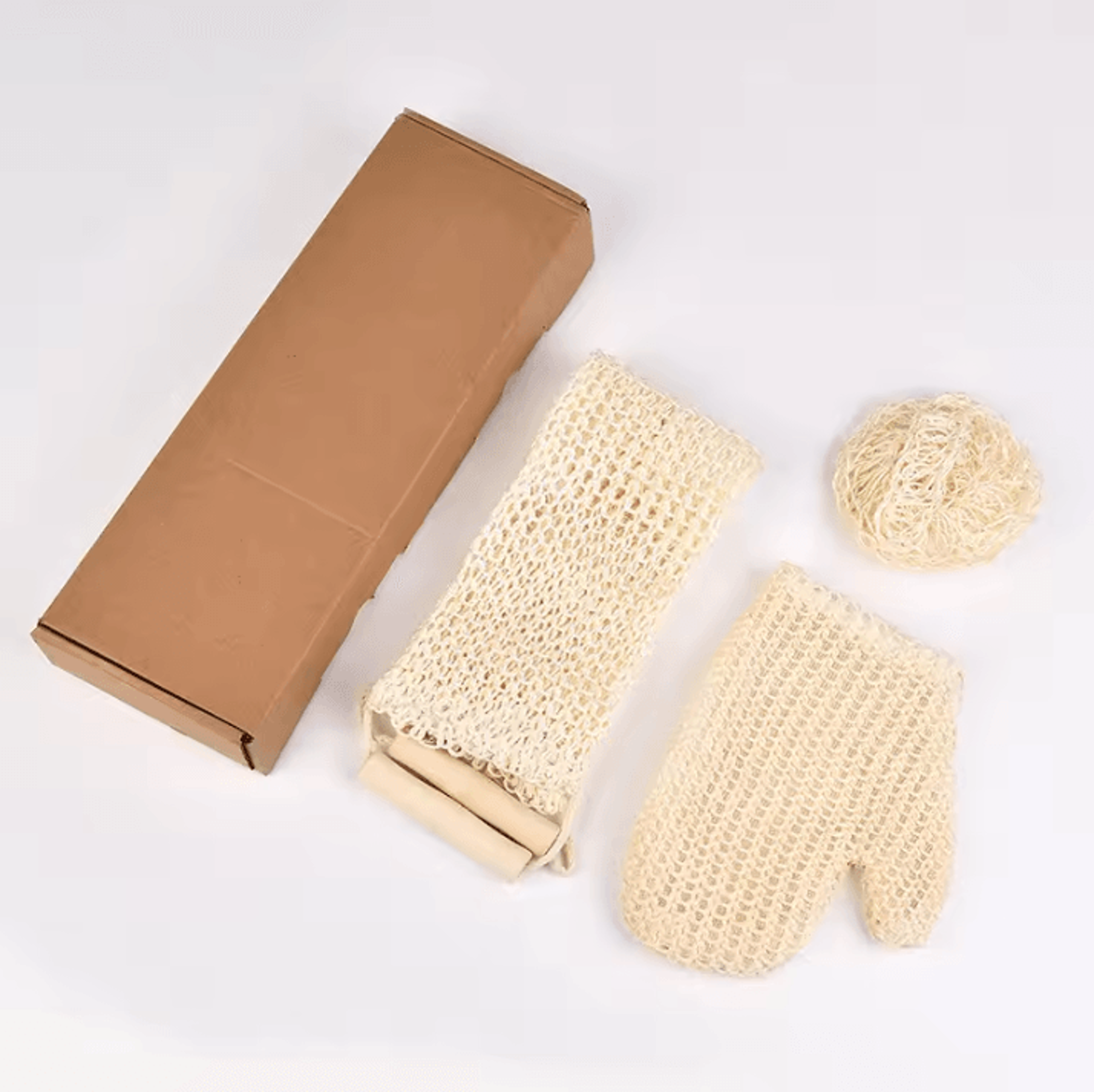 Natural Ramie Jute Back Scrubber Belt  Exfoliating Shower Strap For Smooth Radiant Skin 5