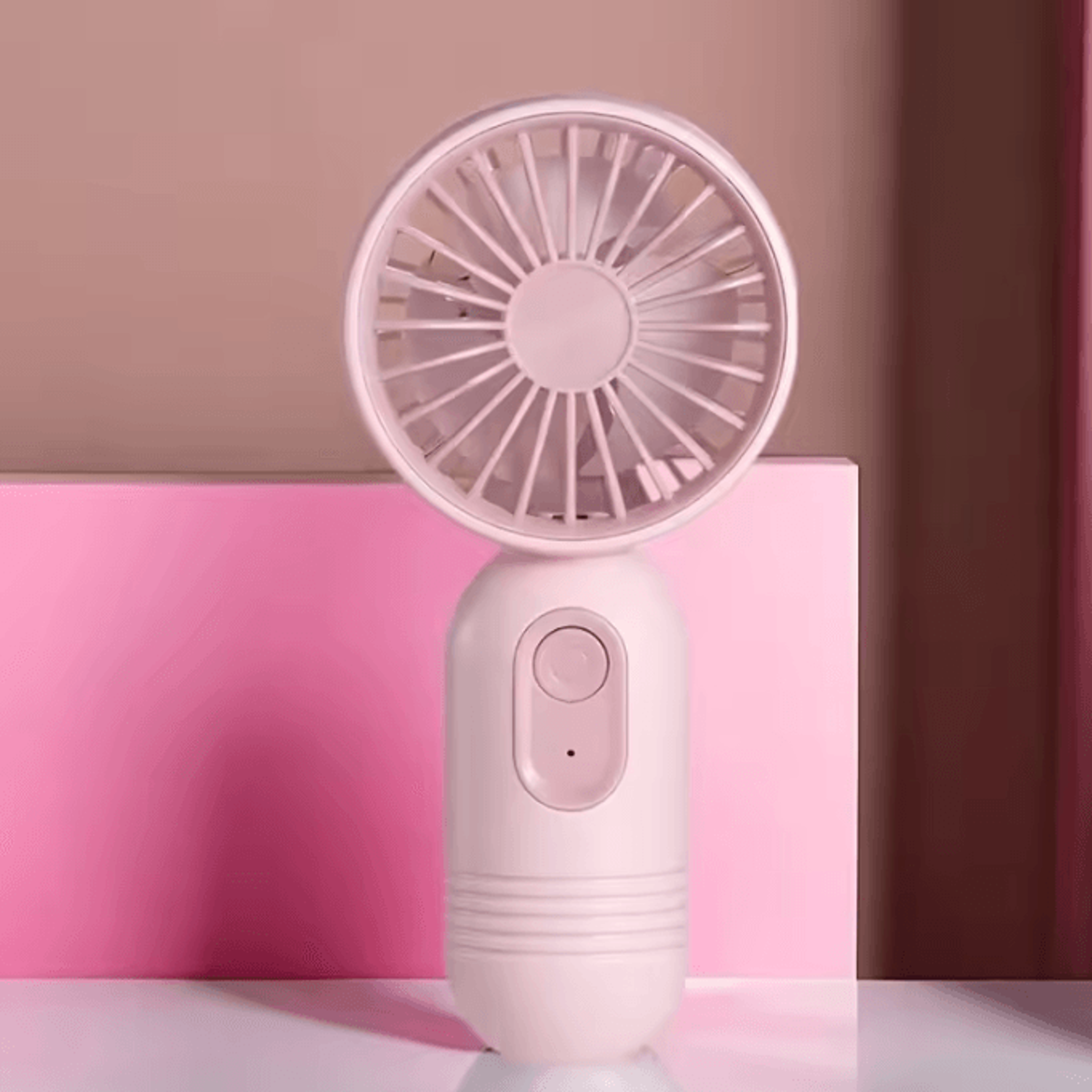 USB Rechargeable Portable Mini Fan  3Speed Handheld Cooling Fan For Travel  Everyday Use 5