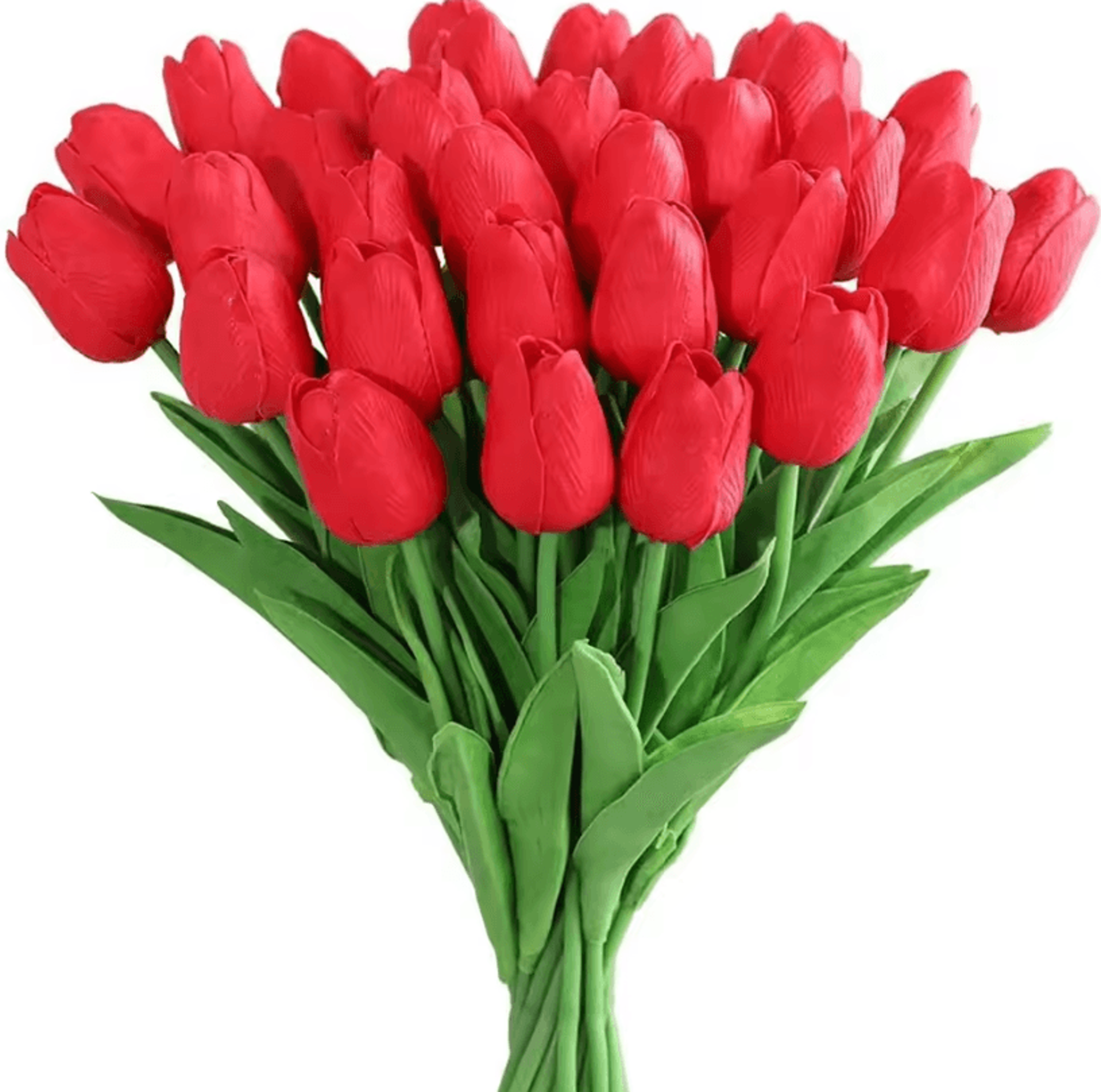 10Piece Real Touch Tulip Bouquet  Lifelike Artificial Flowers For Home Wedding  DIY Decor 11