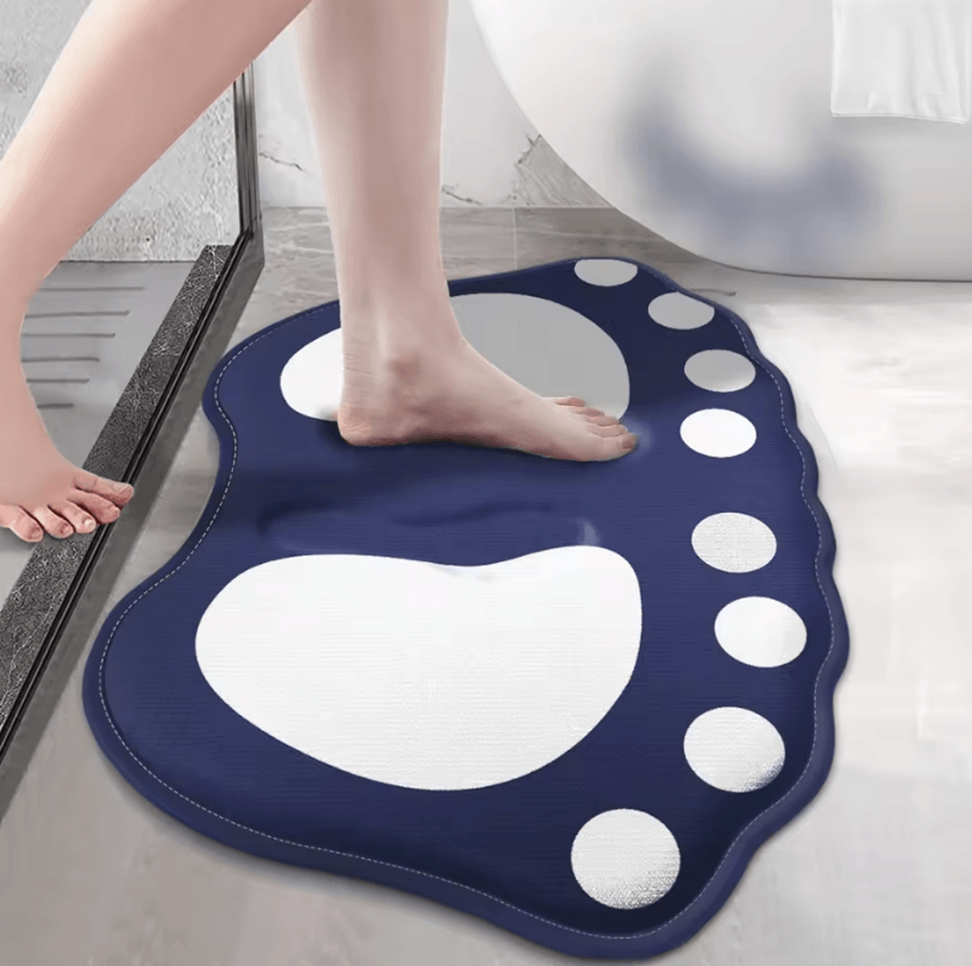 Claw Pattern AntiSlip Bath Mat  Super Absorbent Bathroom Floor Rug For Home Decor 7