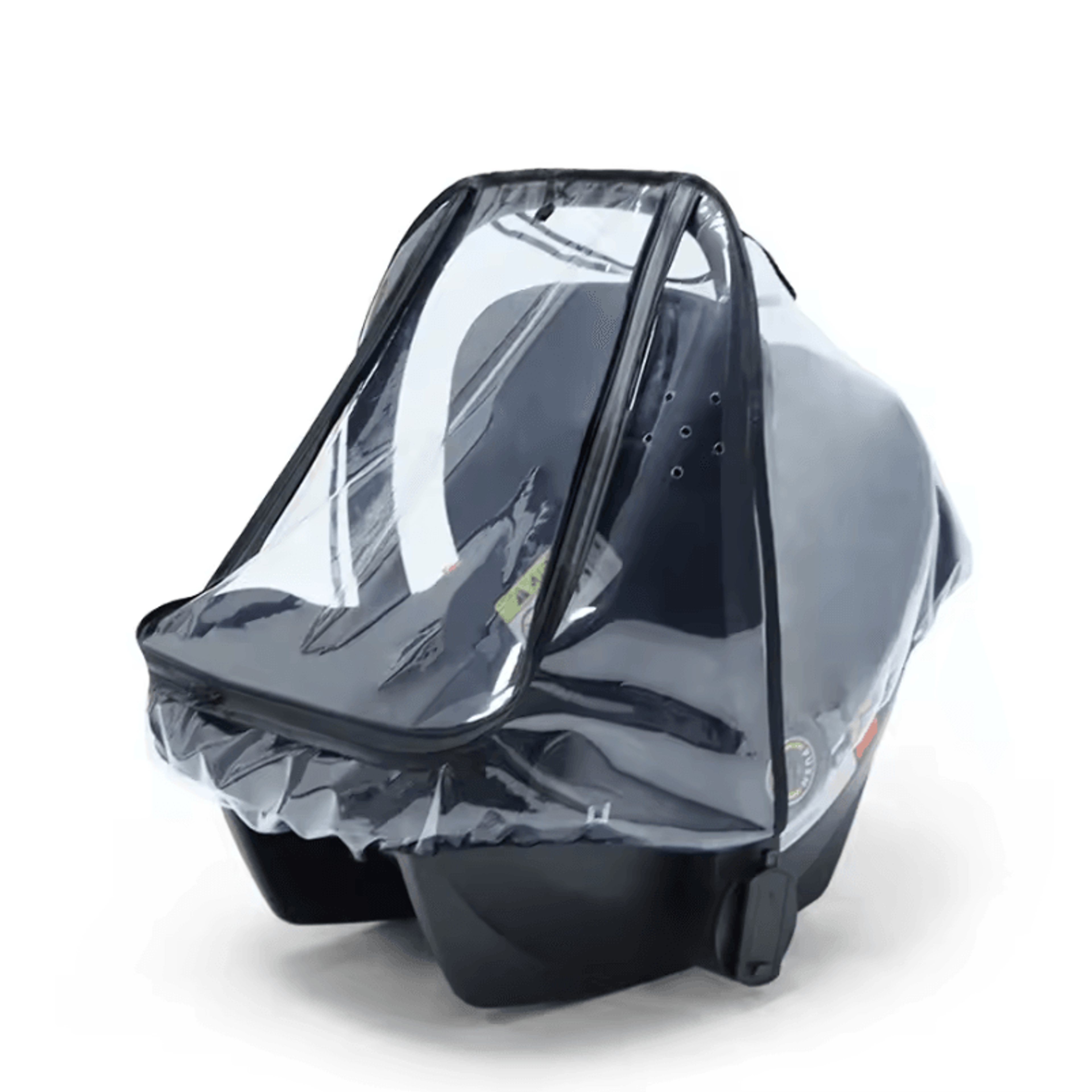 Transparent Universal Baby Stroller Rain Cover With Double Zipper Protection 5