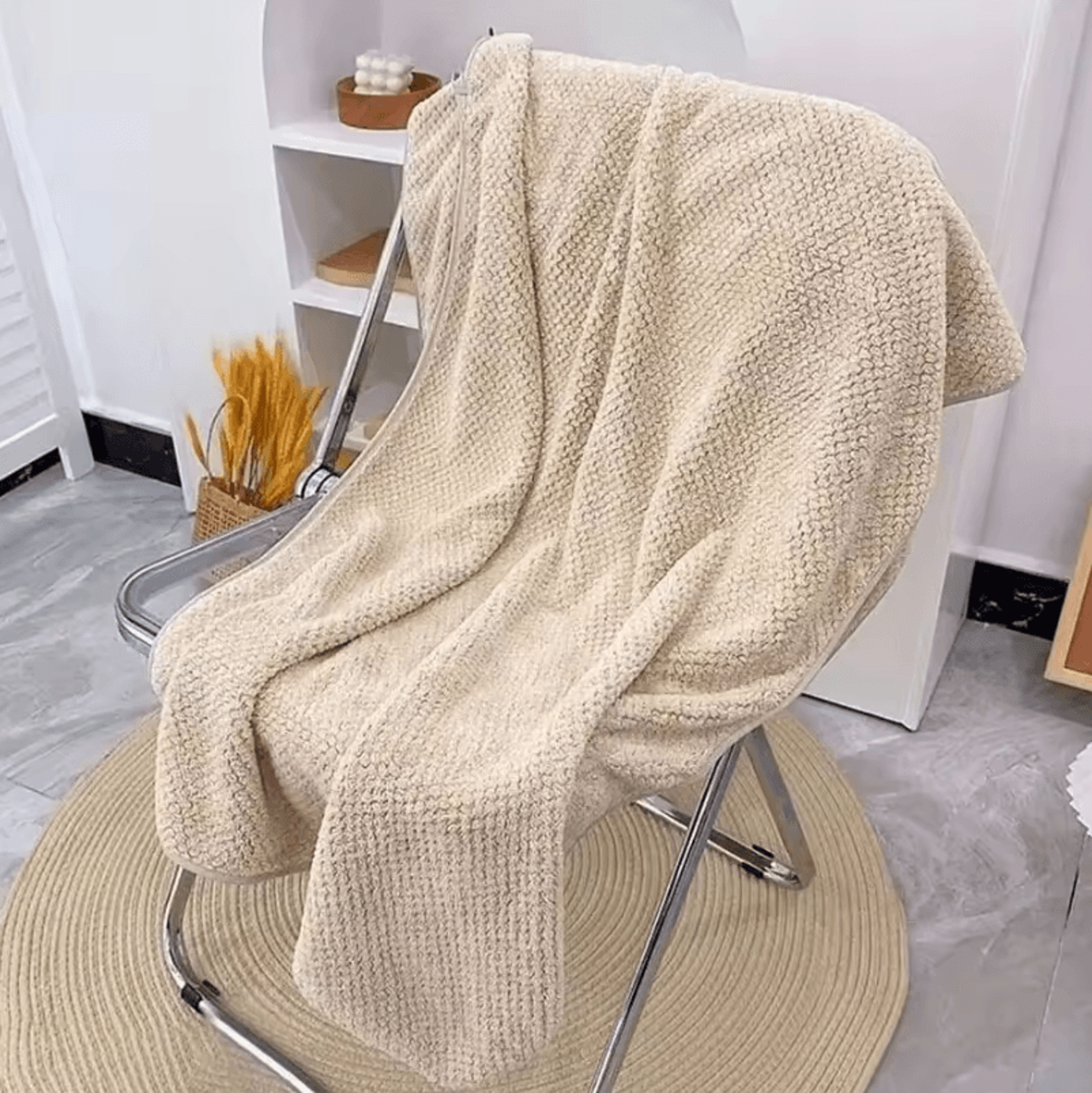 ExtraLarge Coral Velvet Baby Bath Towel  Ultra Soft QuickDry Wrap For Kids 2