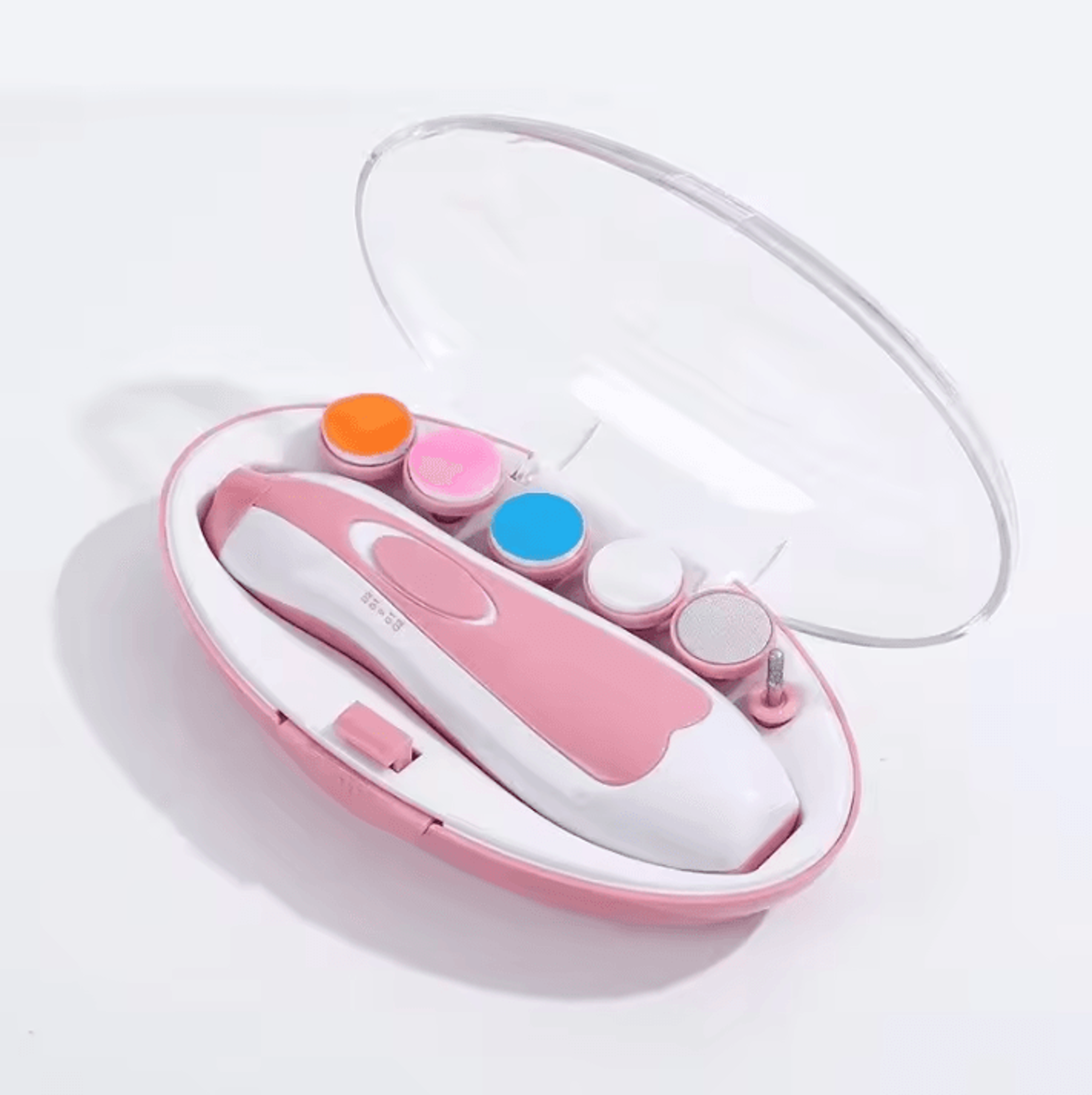 Multifunction Electric Baby Nail Trimmer Kit  Safe  Gentle Nail Care Set 5