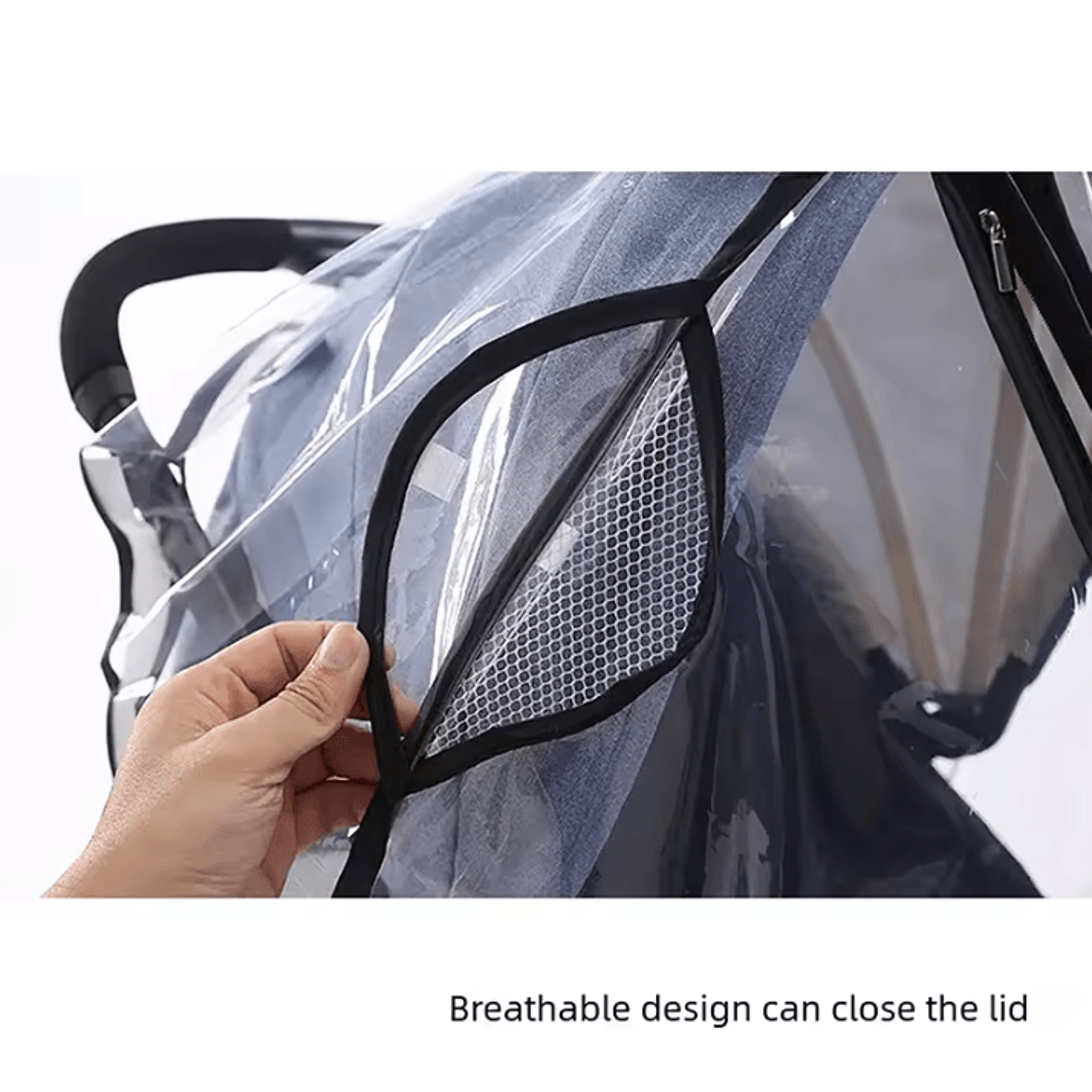 Universal Waterproof Baby Stroller Rain Cover With Clear Wind  Dust Protection 2