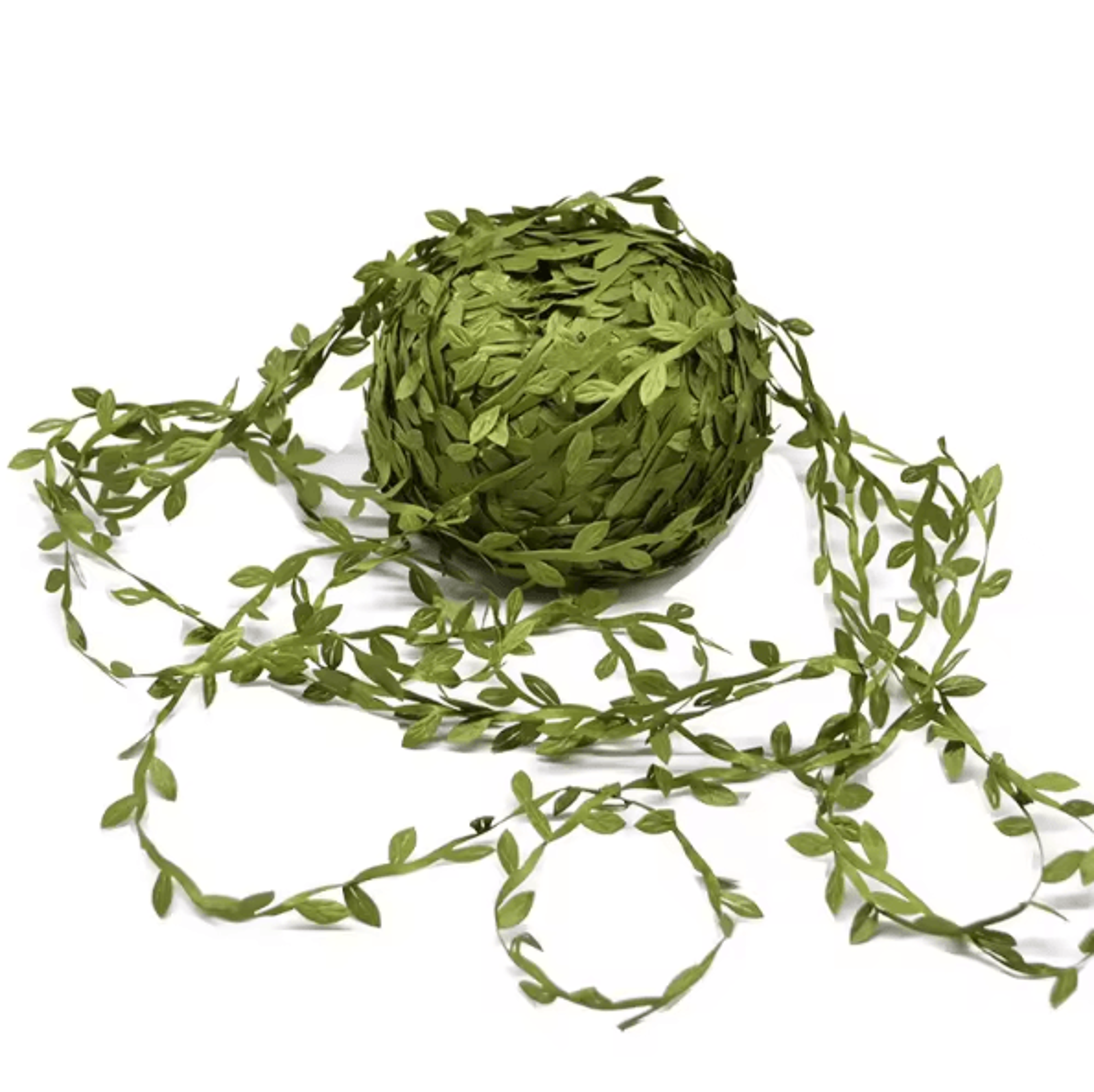 10M Artificial Silk Leaf Garland  Flexible Green Vine For DIY Crafts  Event Decor 1
