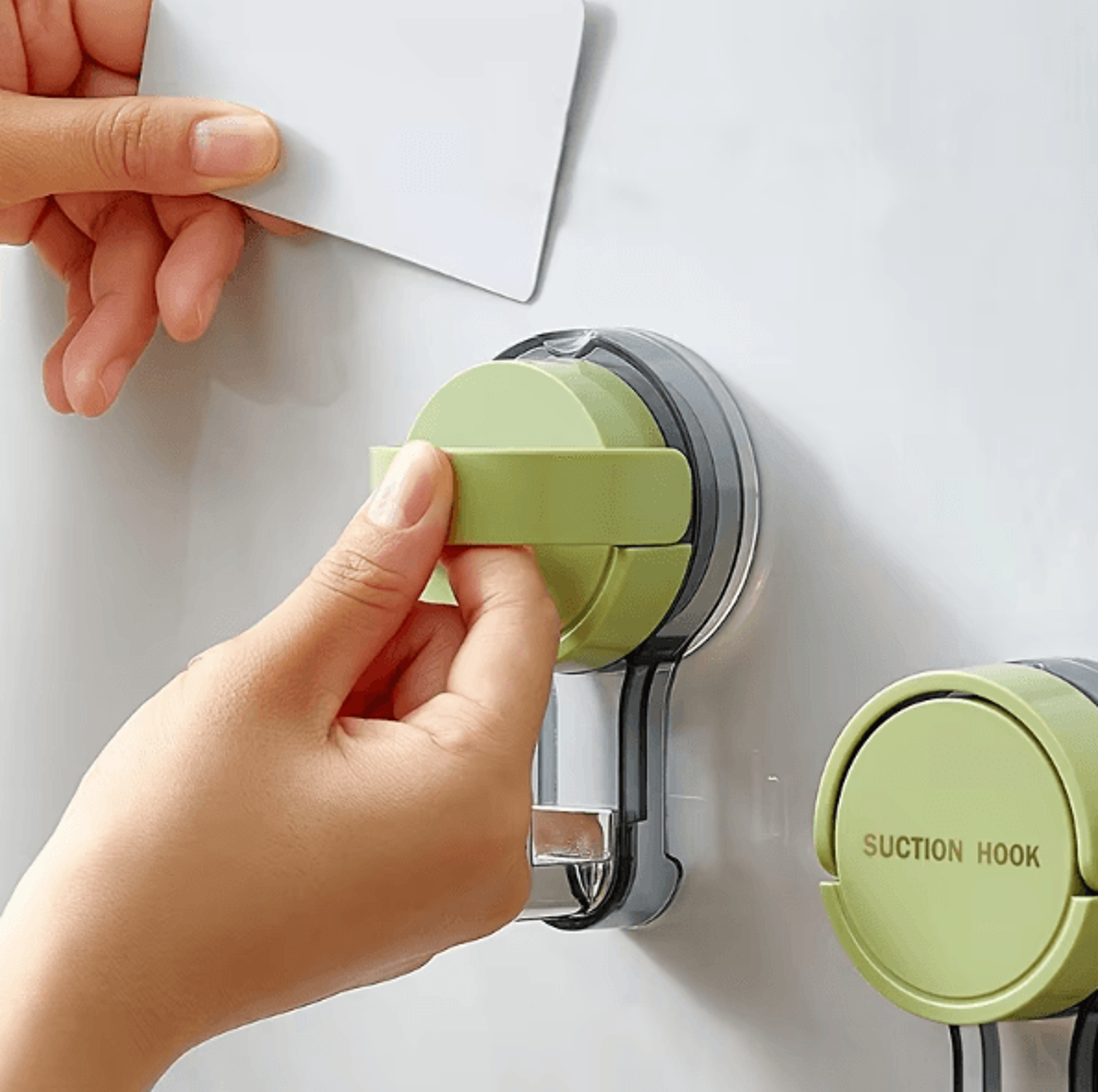 NoDrill SelfAdhesive Towel Rack With Suction Cup Hooks  Strong Bathroom Wall Organizer 3