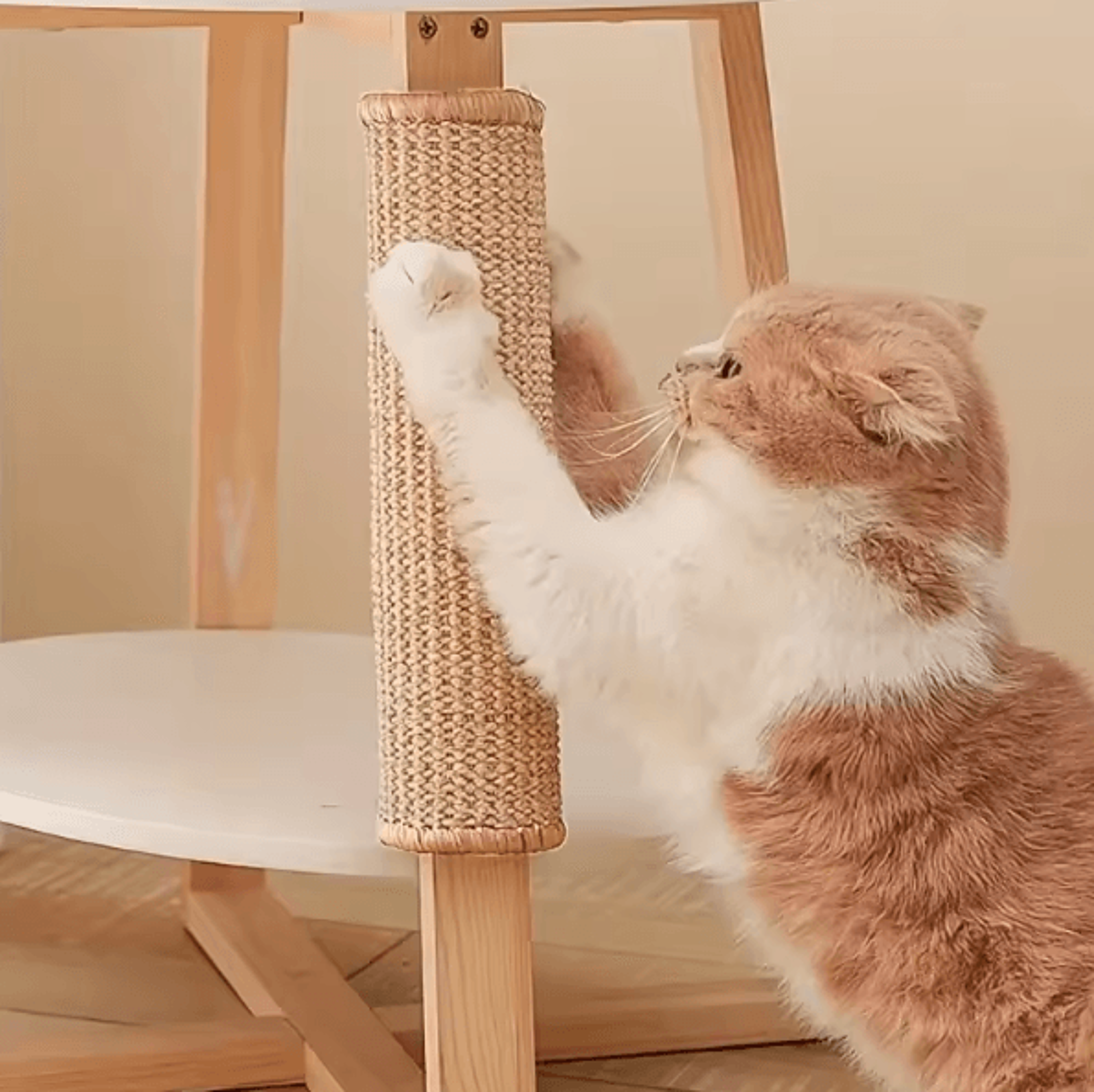 Natural Sisal Cat Scratching Mat  Durable Floor Scratch Pad  Furniture Protector 4