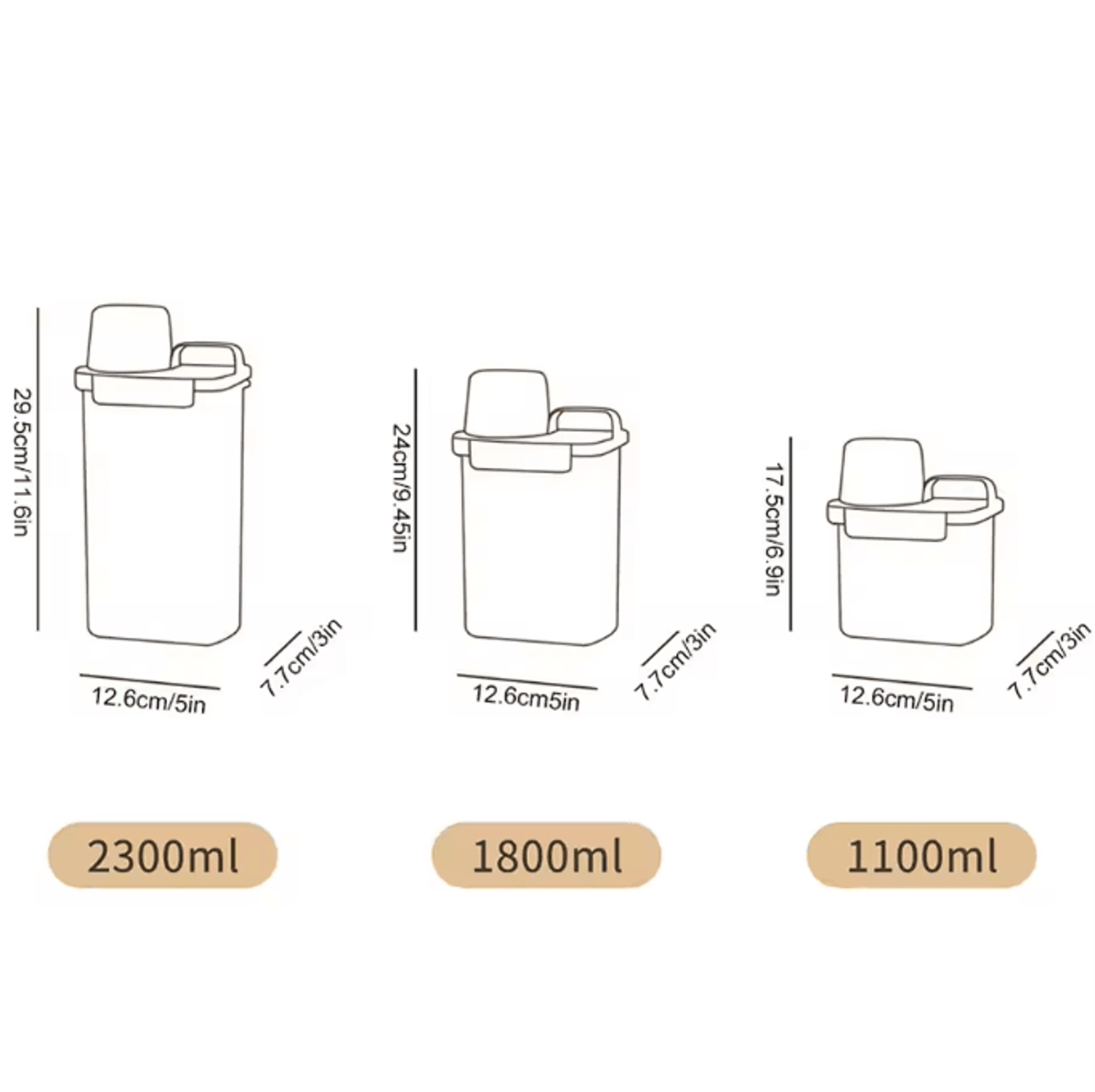 Refillable Laundry Detergent Dispenser With Scale  Clear MultiPurpose Storage Container 4
