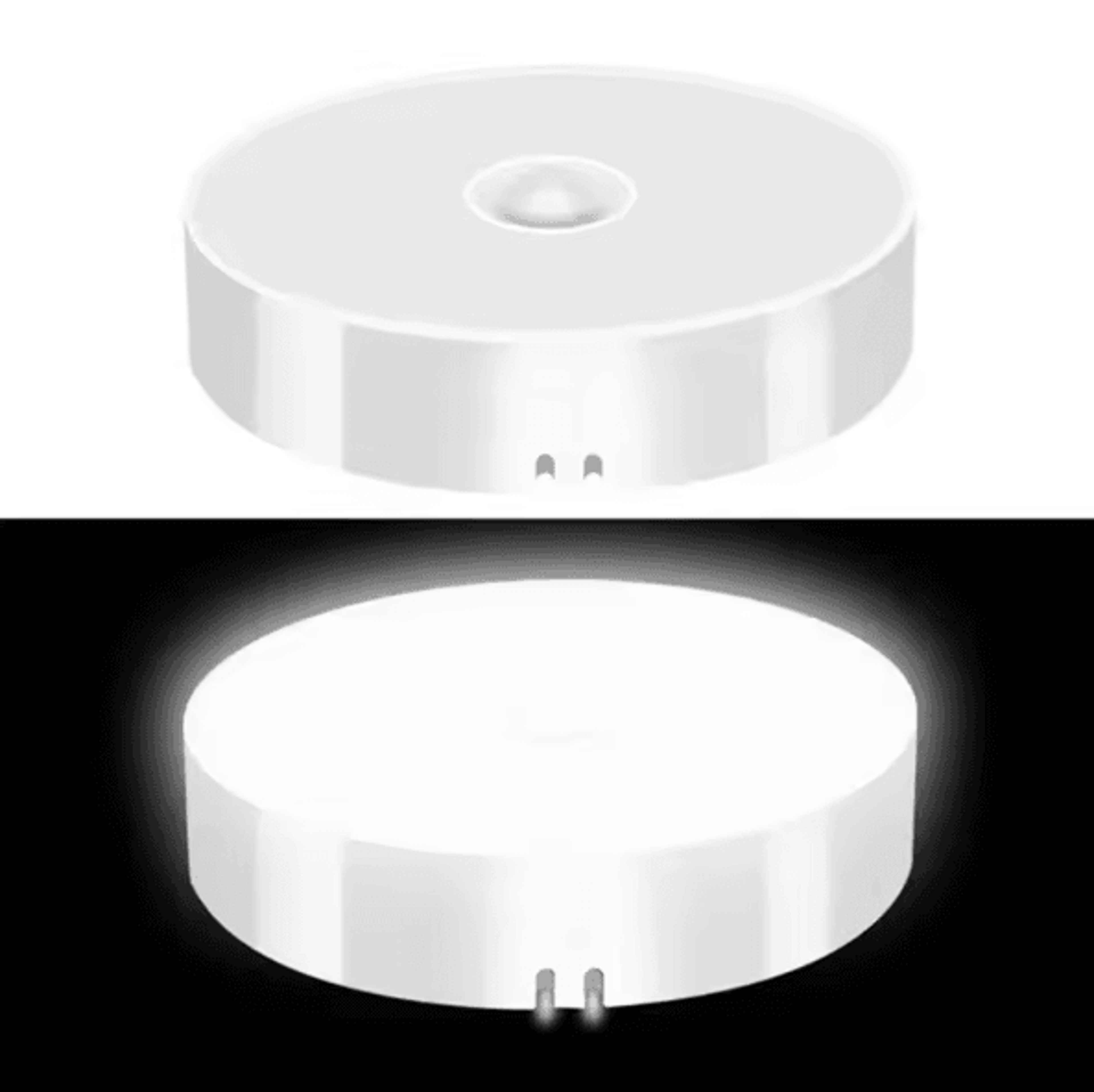 LumiSense USB Rechargeable PIR Motion Sensor LED Night Light For Closet Cabinet Kitchen Stairs Wire 5