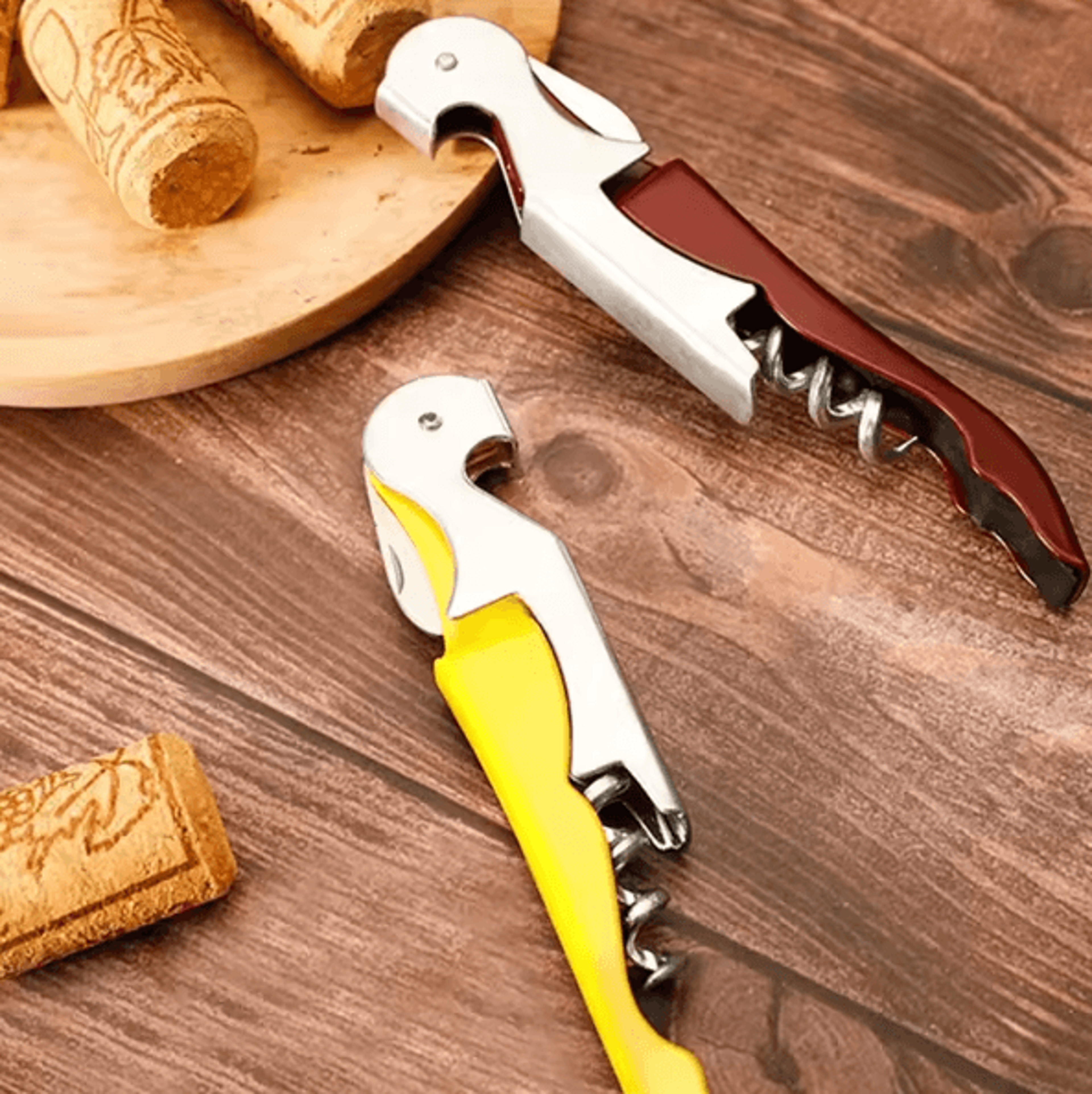 VinoEase 3in1 MultiFunction Wine  Beer Bottle Opener With Corkscrew  Foil Cutter Portable 2