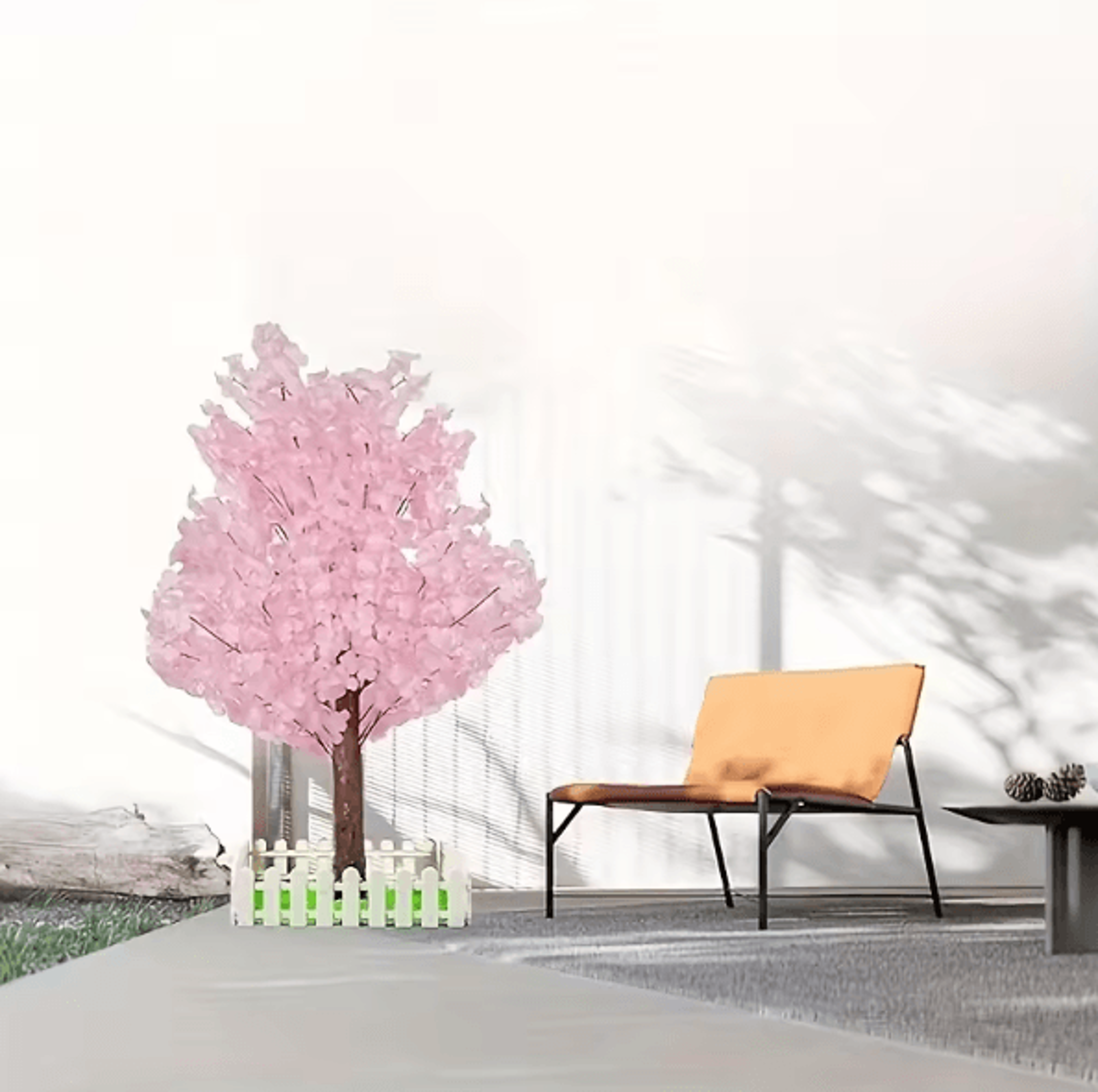 Handmade Artificial Cherry Blossom Tree  Pink Sakura Faux Tree Indoor Outdoor Wedding Decor 46FT 4