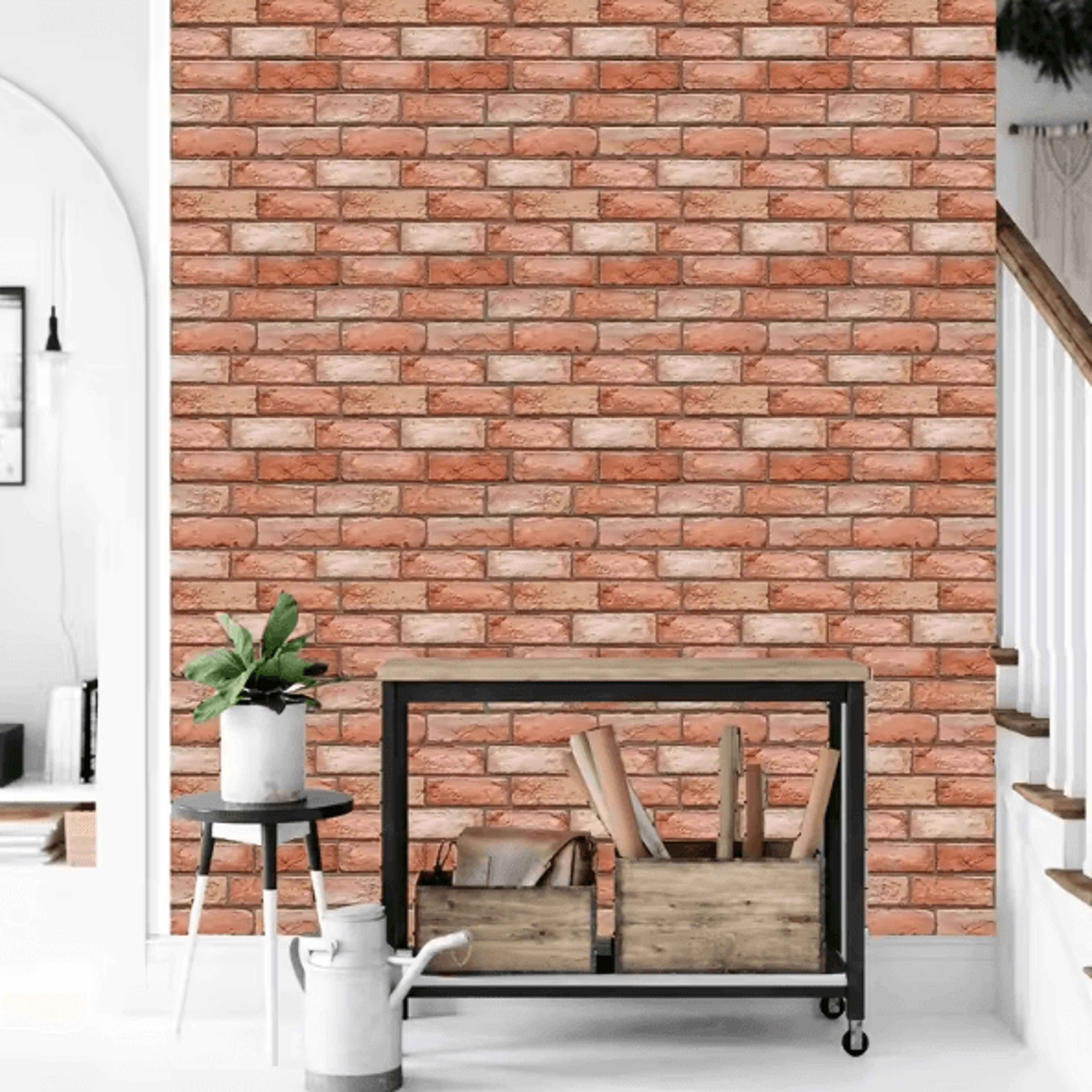 10PCS 3D Wall Stickers  PVC Peel And Stick Wall Panels For Kitchen Living Room  TV Background Decor 2