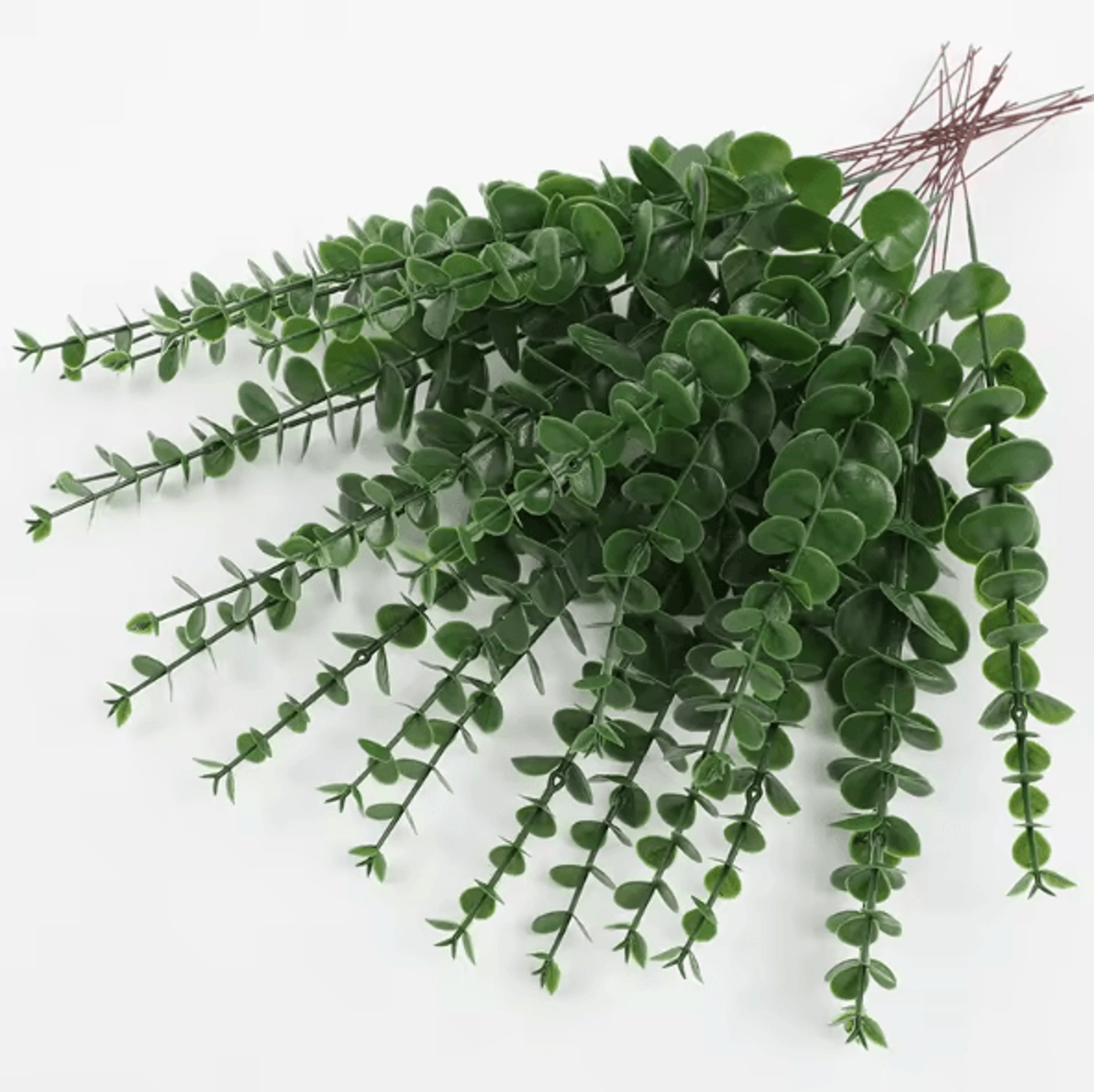 20PCS Artificial Eucalyptus Stems  Realistic Faux Greenery Leaves For Wedding Centerpieces  Home De 6