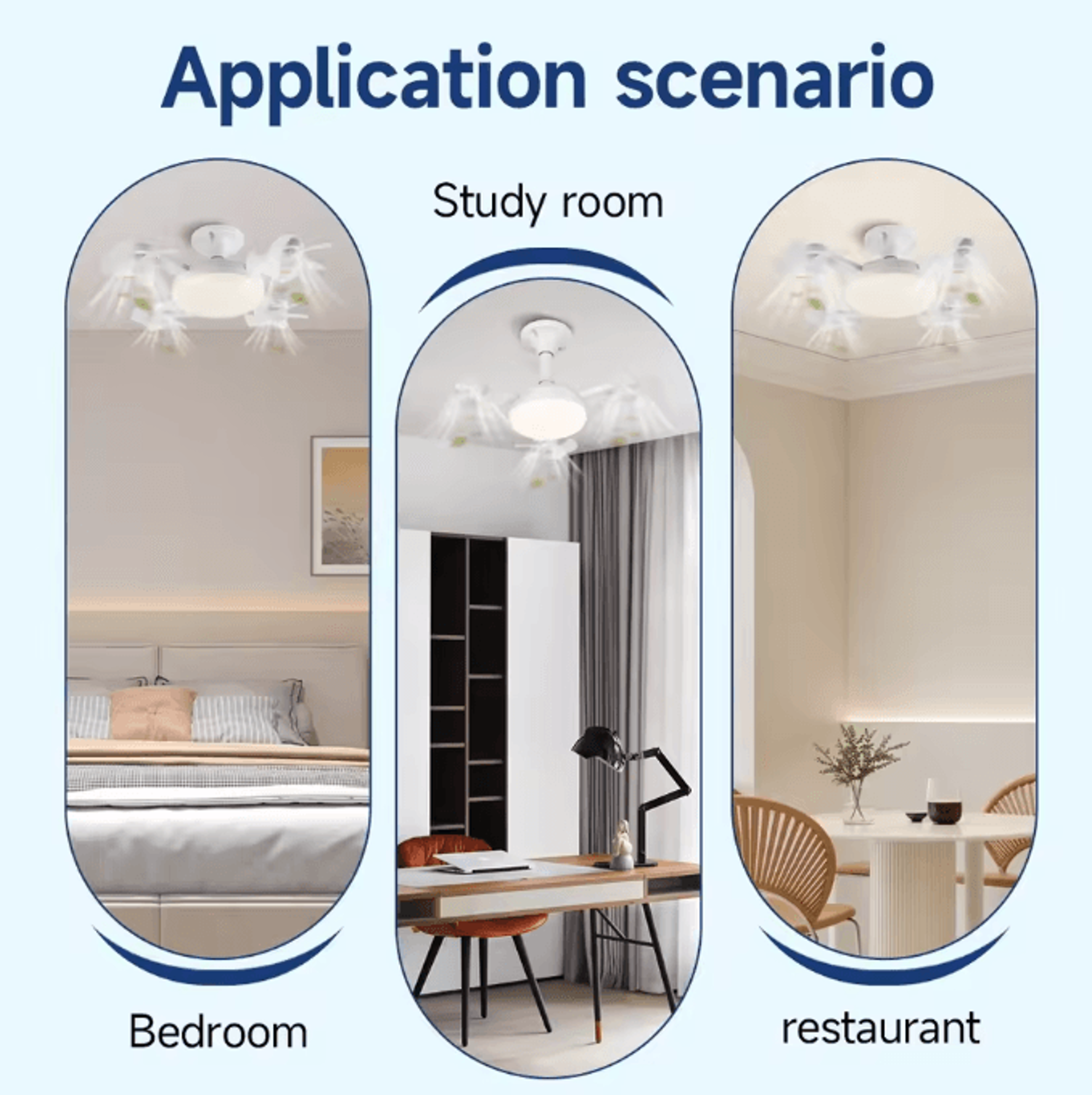 Modern LED Ceiling Fan Light With Remote  3Speed Minimalist Smart Ceiling Fan For Bedroom  Living R 2