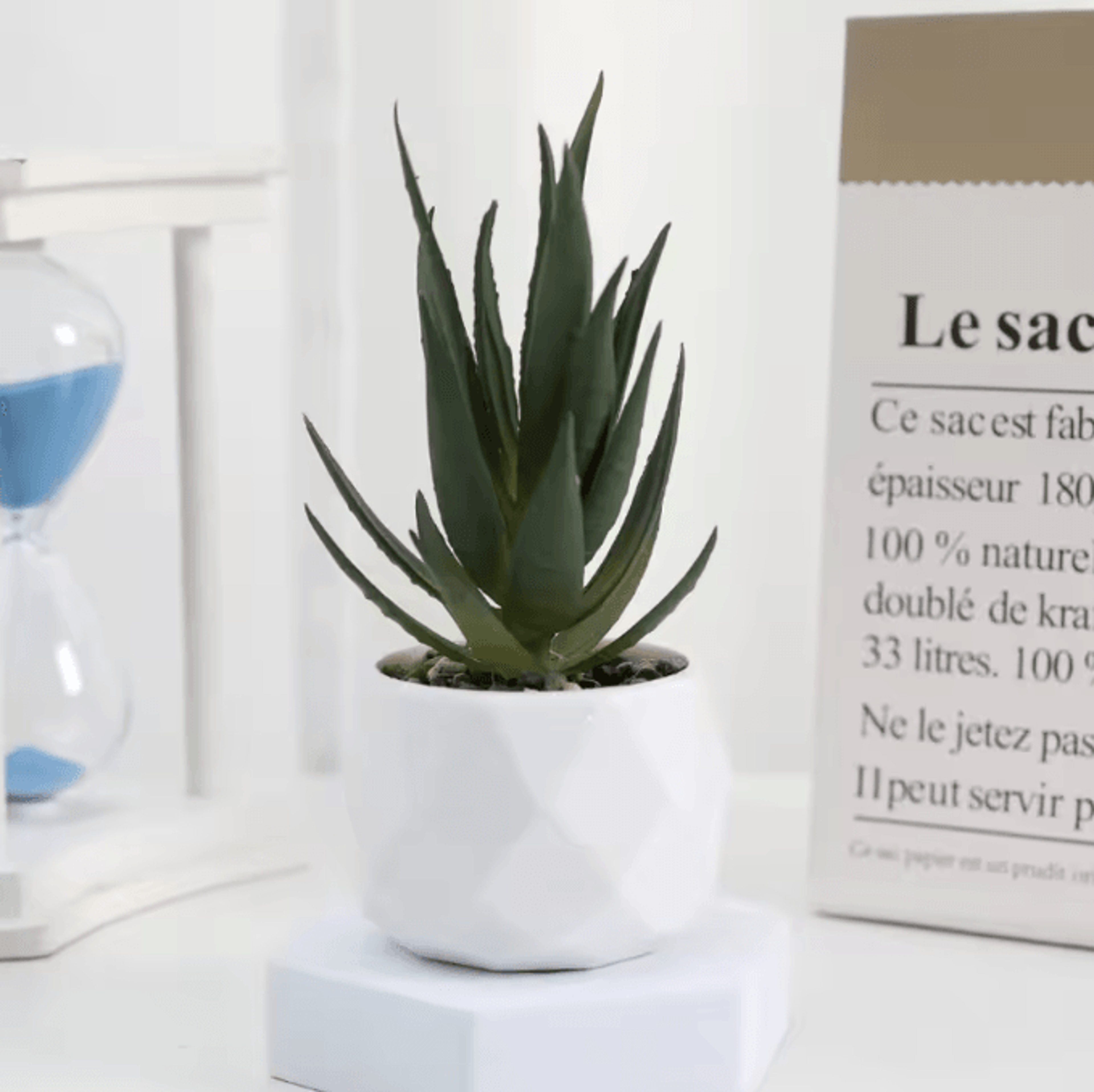 Mini Artificial Succulent Bonsai Plants Realistic Fake Greenery Decor For Desk And Home 3