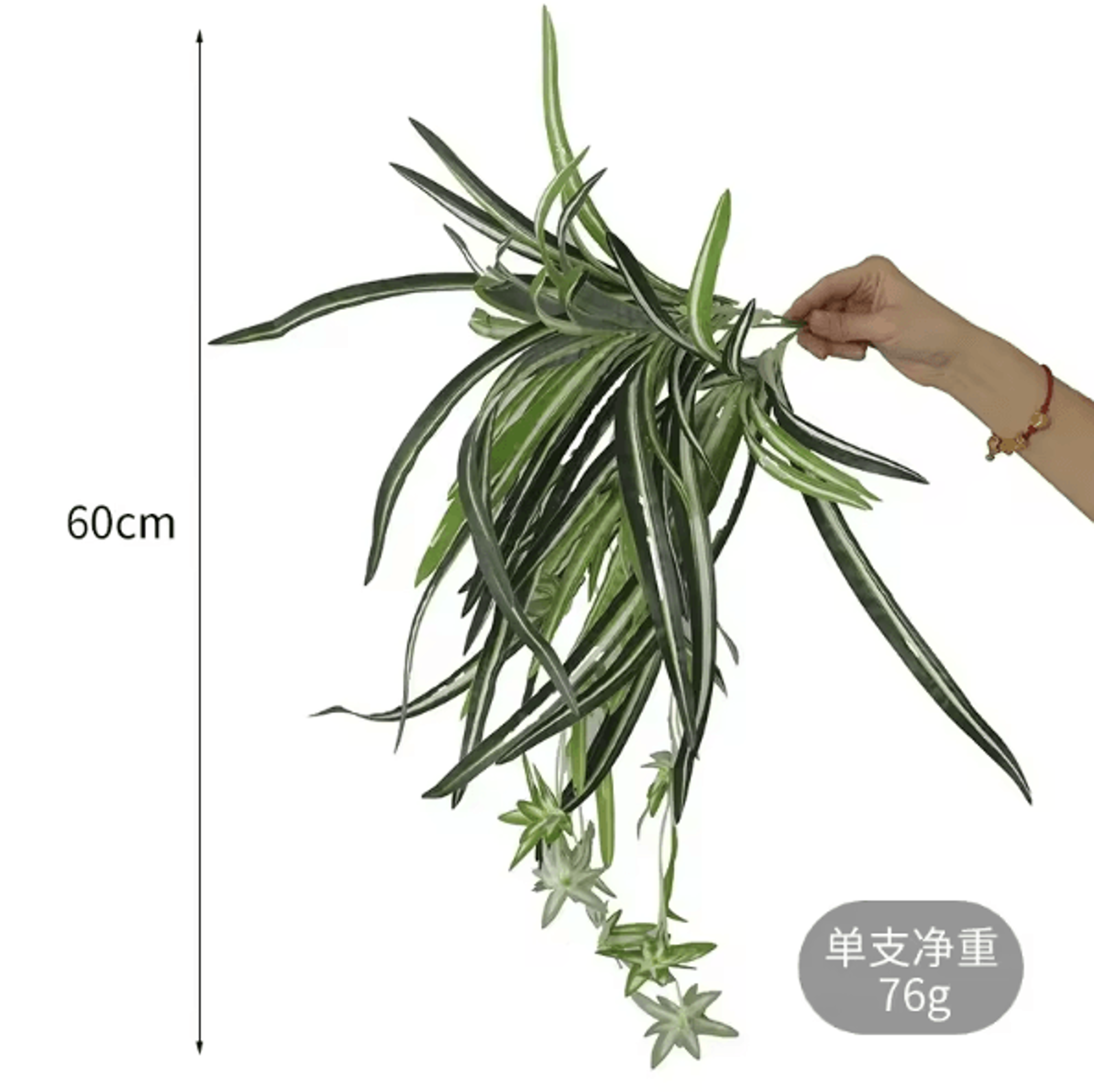Artificial Orchid Wall Hanging Plant  Elegant Fake Hanging Flower Decor For Home Restaurant  Weddin 4