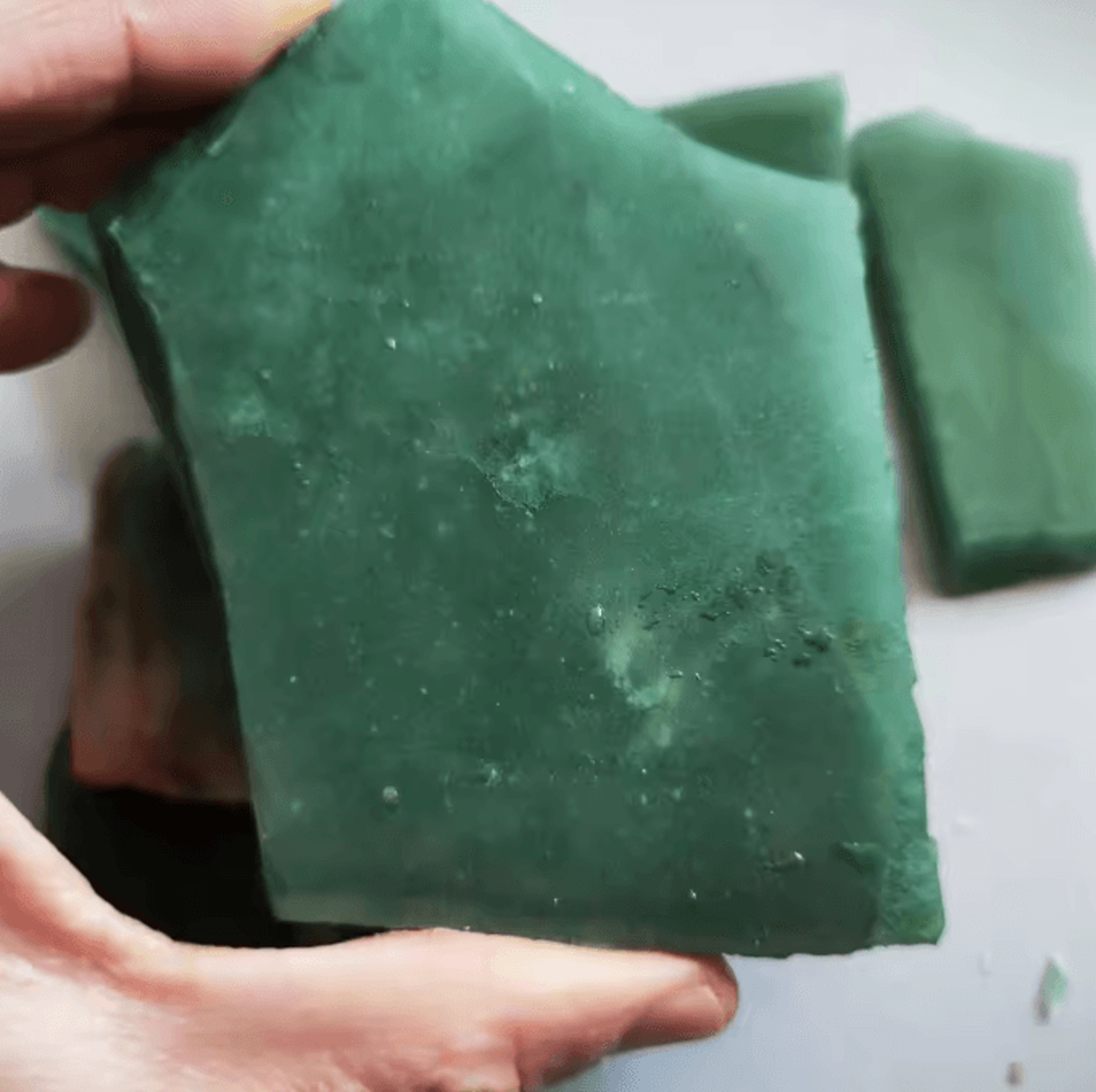 100g Natural Jadeite Stone Raw Green Jade Crystal Mineral Specimen For Teaching Collection And Home 1