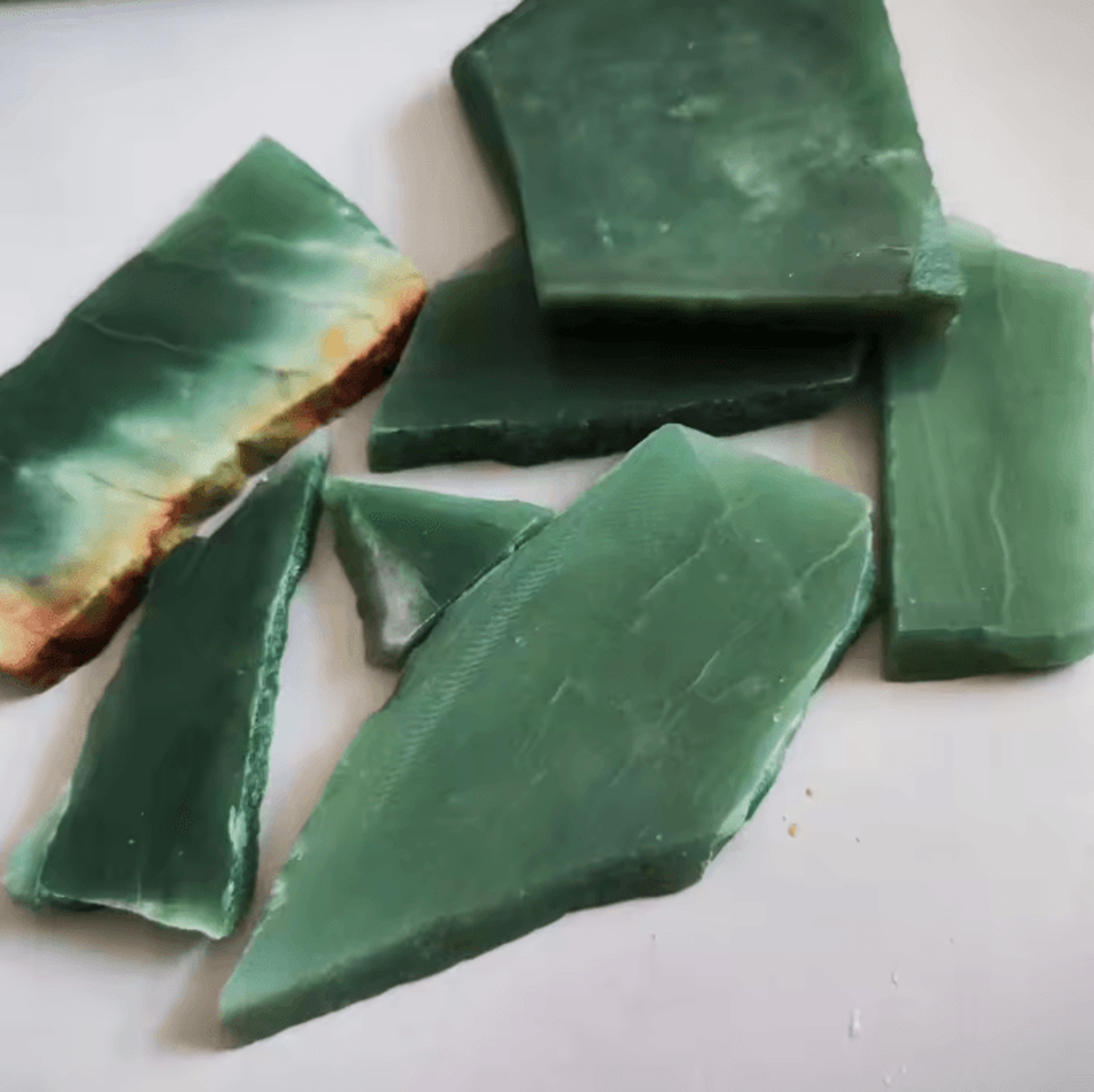 100g Natural Jadeite Stone Raw Green Jade Crystal Mineral Specimen For Teaching Collection And Home 3