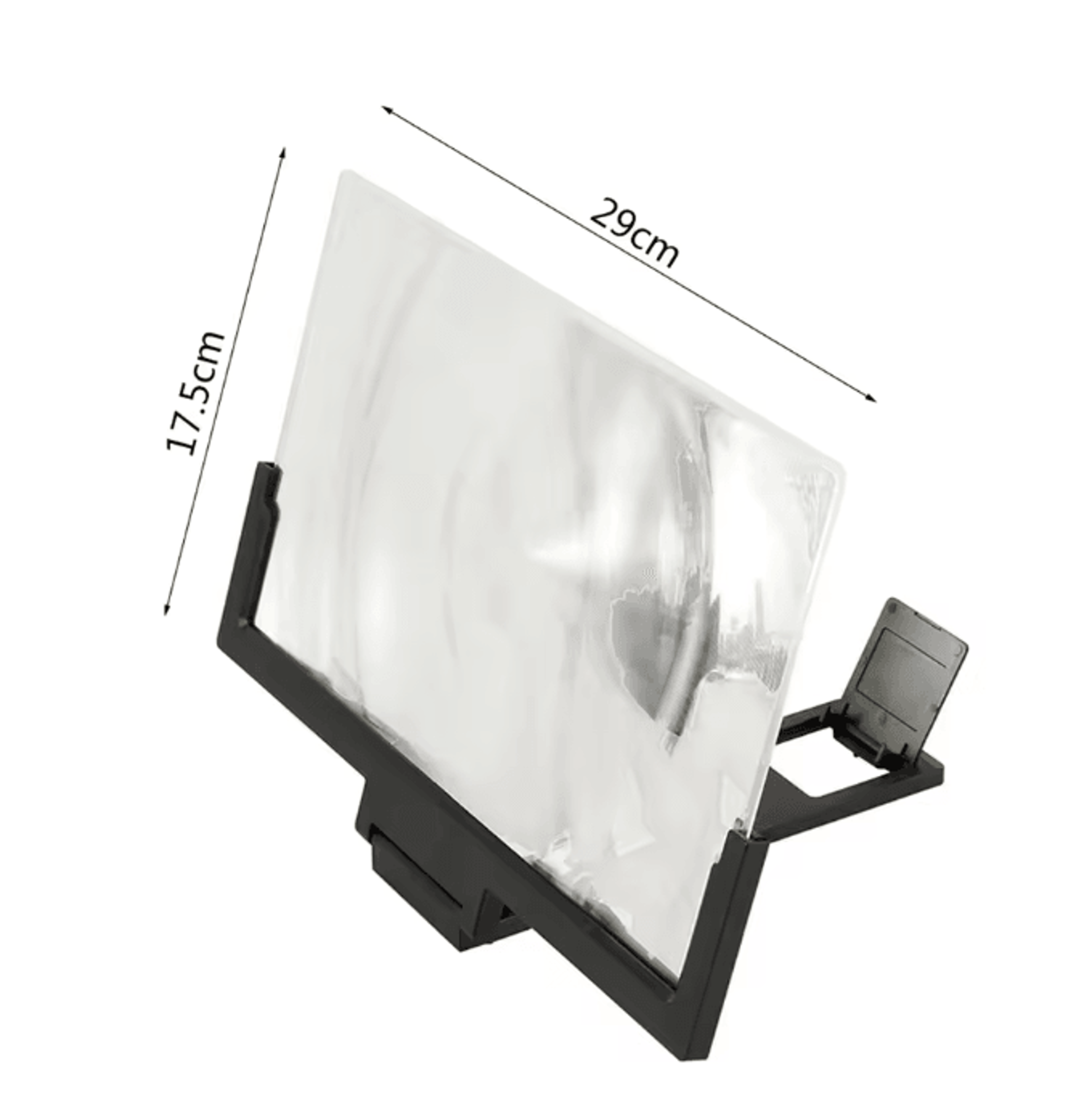 14Inch 3D Phone Screen Magnifier  HD Mobile Screen Amplifier Stand For Movies  Videos 4