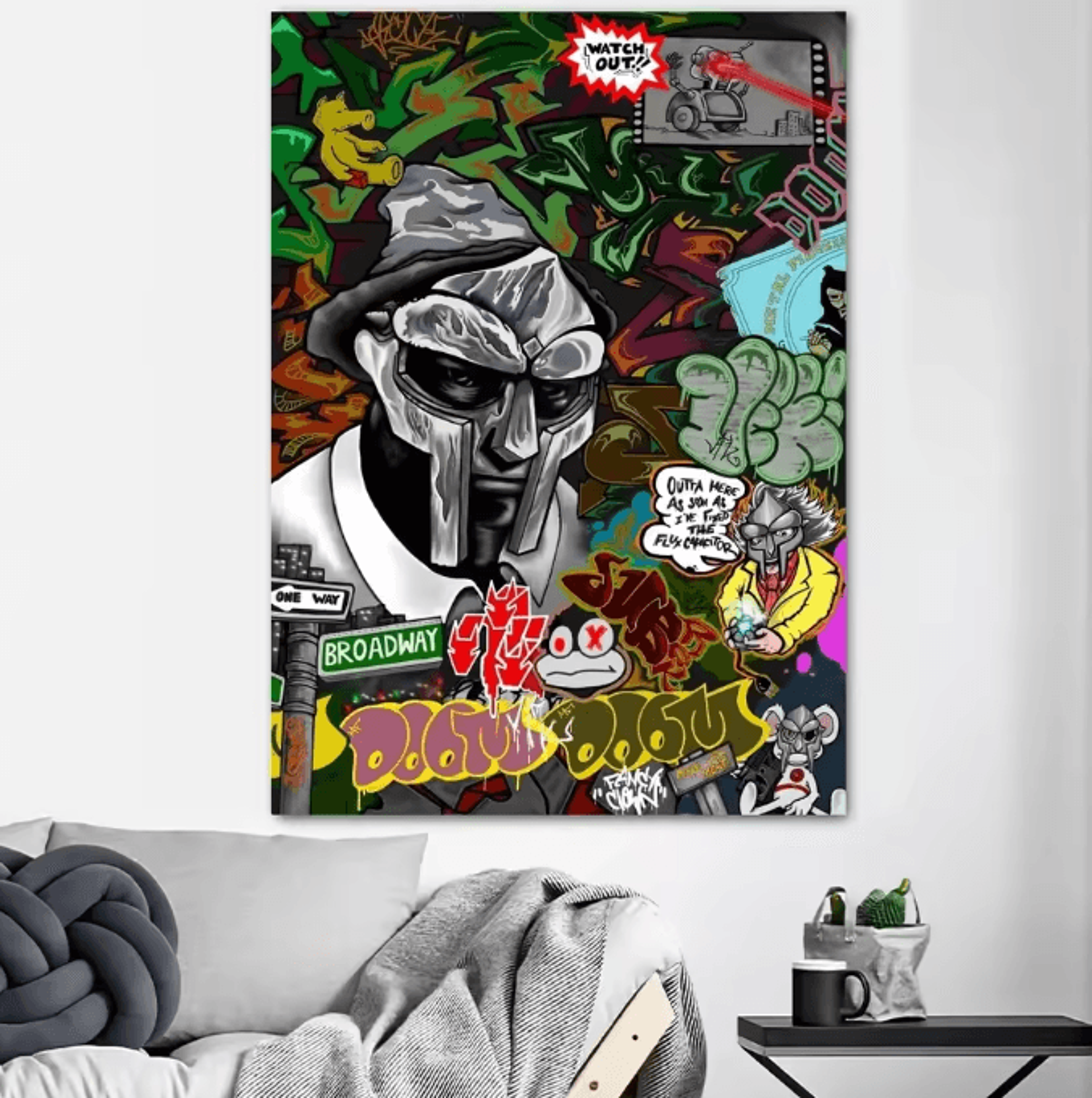 MF DOOM Iconic Album Cover Canvas Poster  Hip Hop Wall Art Decor 8