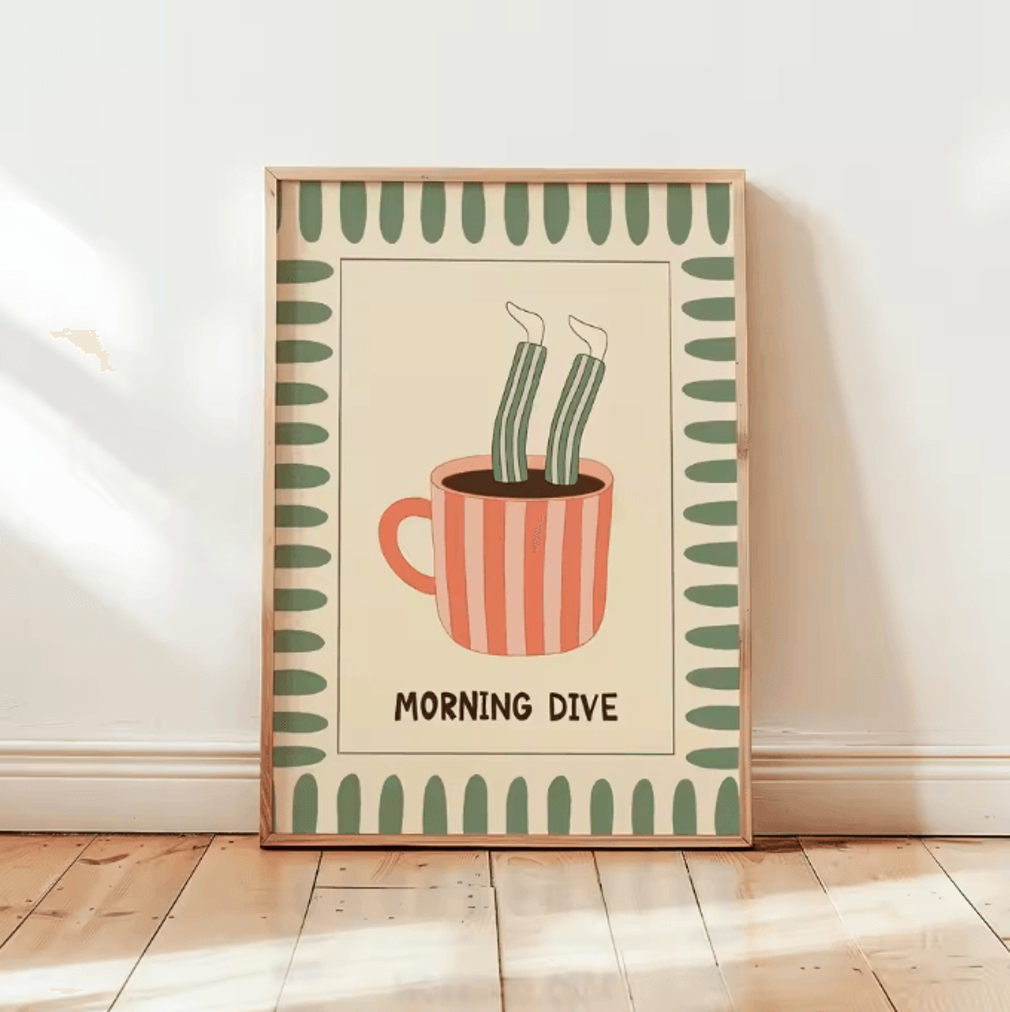 Retro Coffee Wall Art Print  Minimalist Kitchen Poster For Coffee Lovers  Cafe Decor 9
