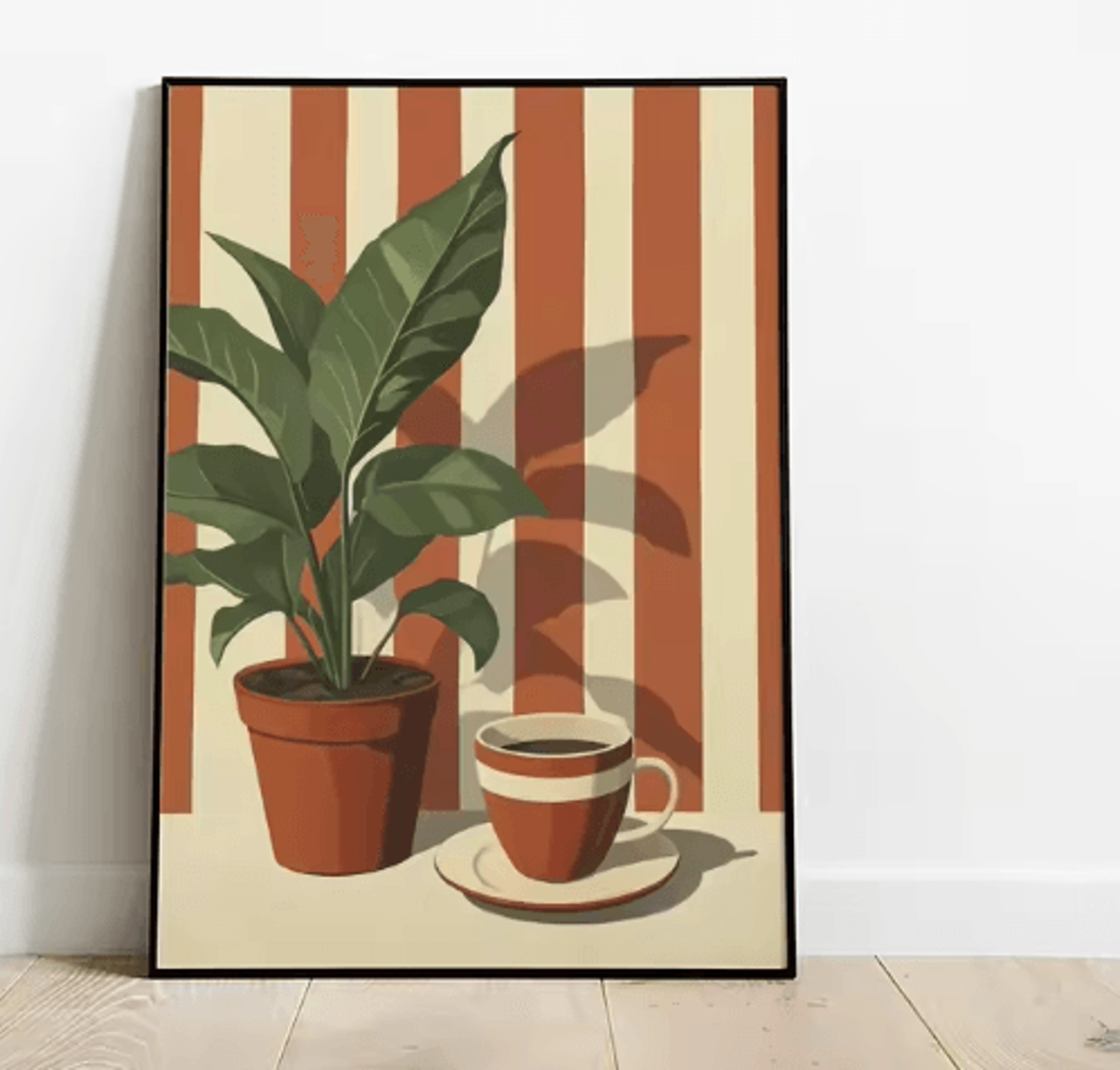 Retro Coffee Wall Art Print  Minimalist Kitchen Poster For Coffee Lovers  Cafe Decor 12