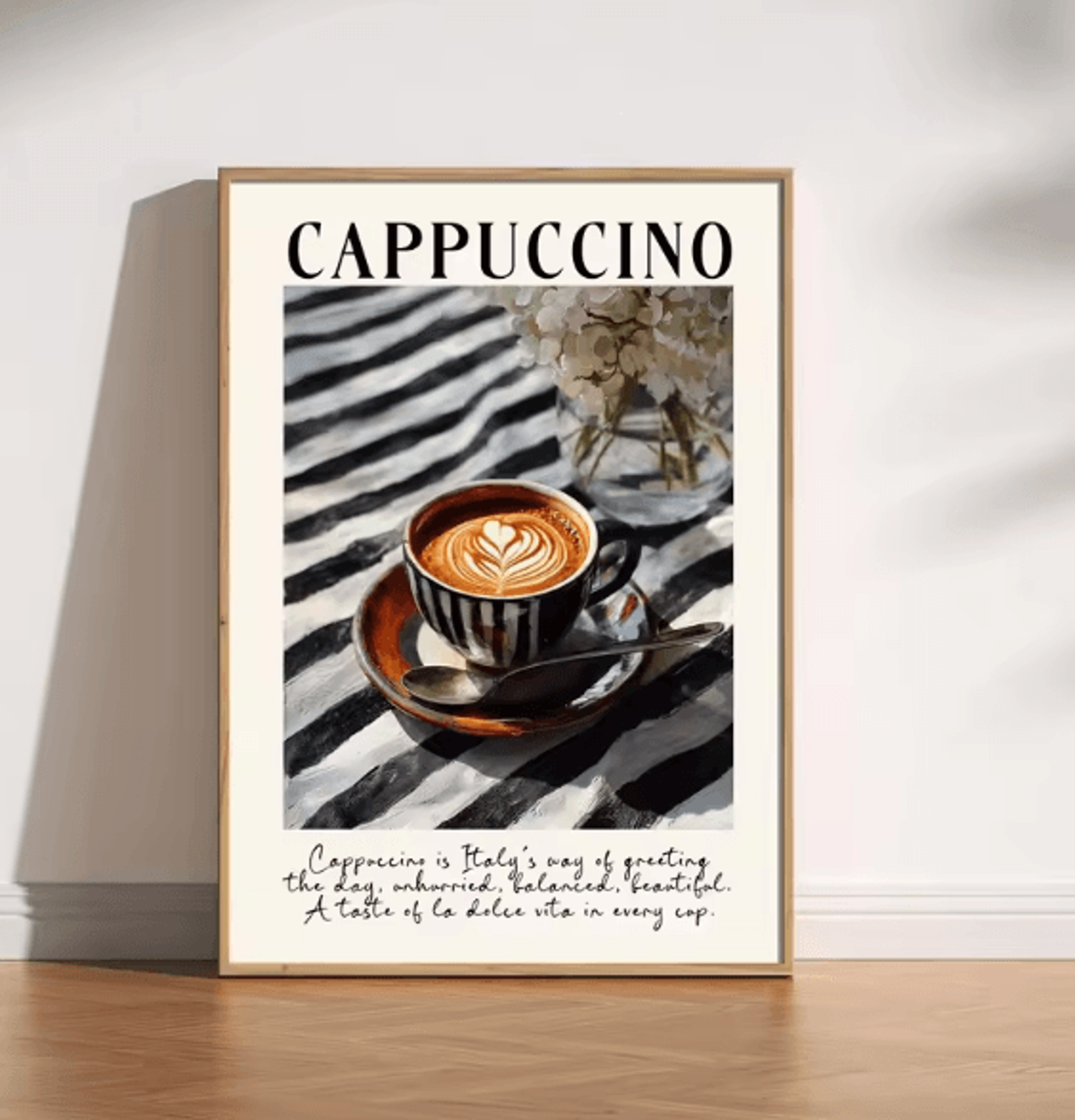 Retro Coffee Wall Art Print  Minimalist Kitchen Poster For Coffee Lovers  Cafe Decor 7